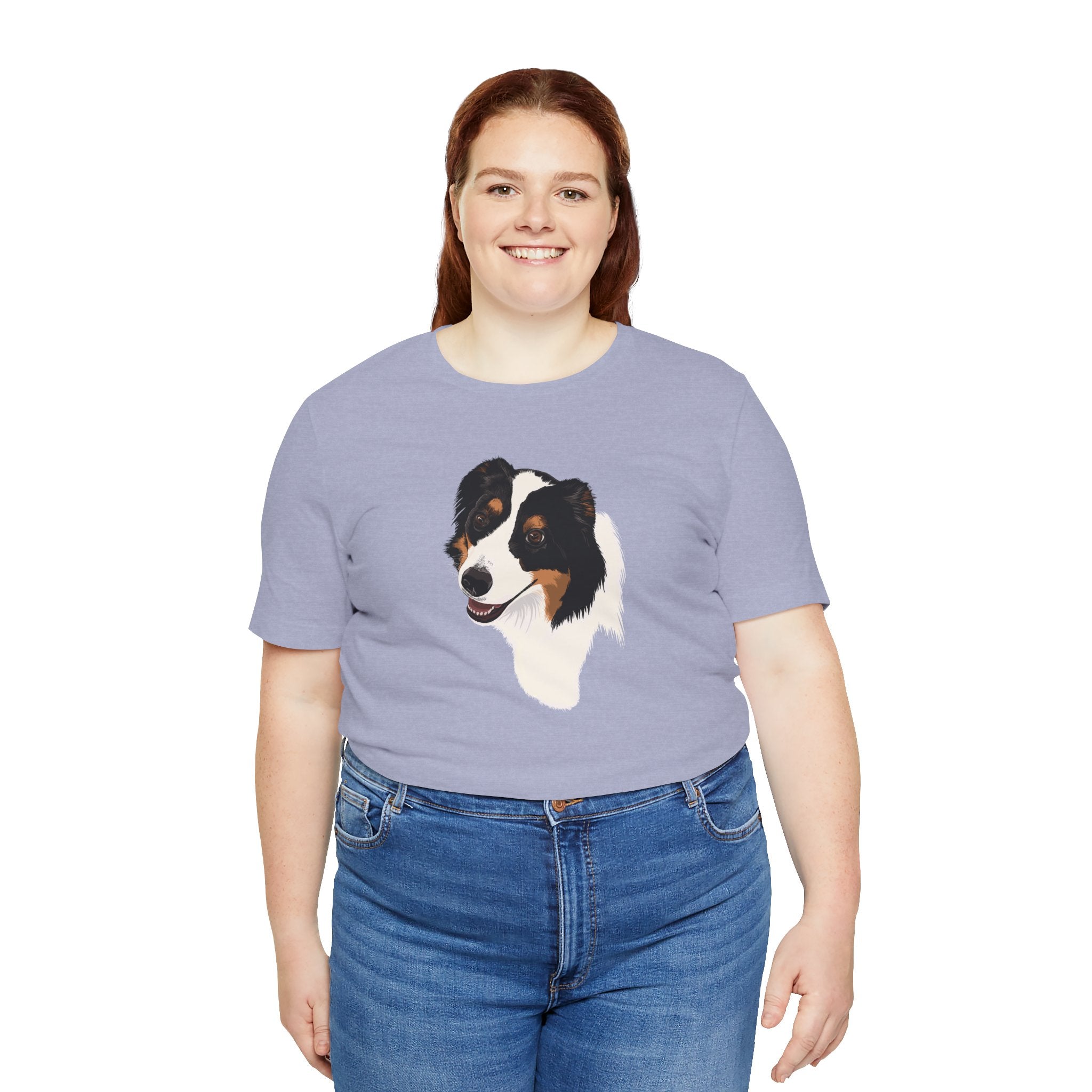 Loyal Sheepdog Portrait | Unisex T-Shirt