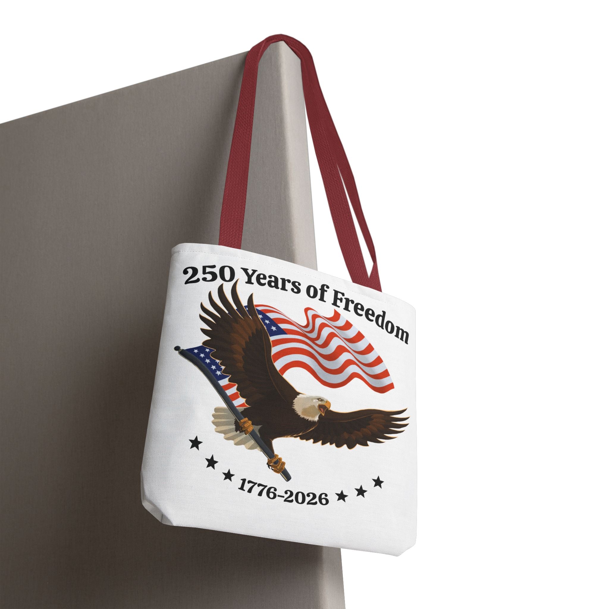America 250th Anniversary Eagle | White Tote Bag