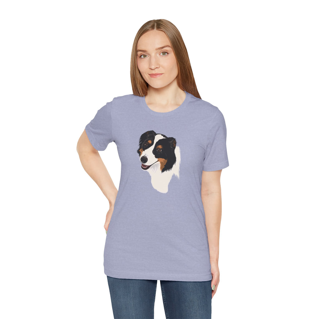 Loyal Sheepdog Portrait | Unisex T-Shirt