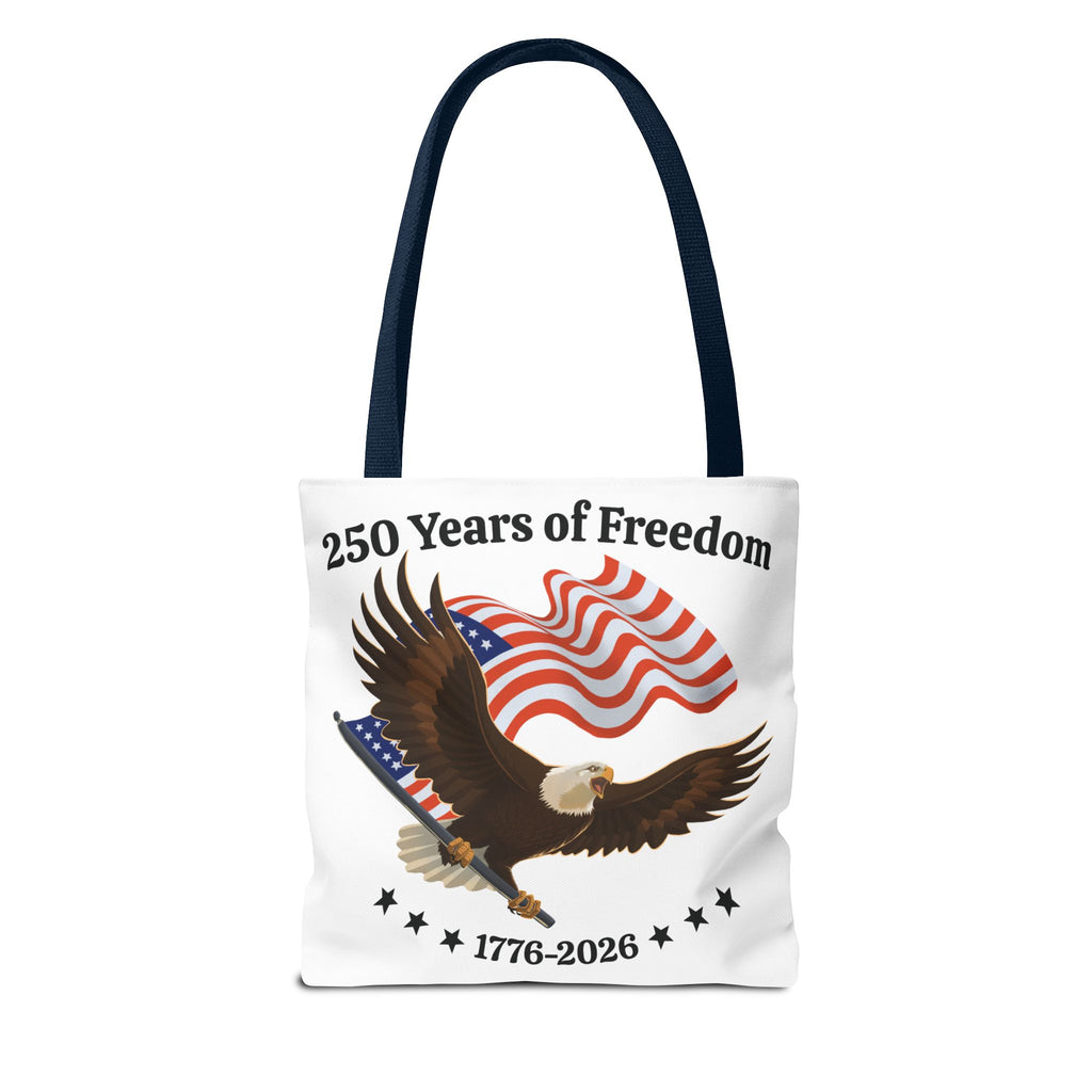 America 250th Anniversary Eagle | White Tote Bag