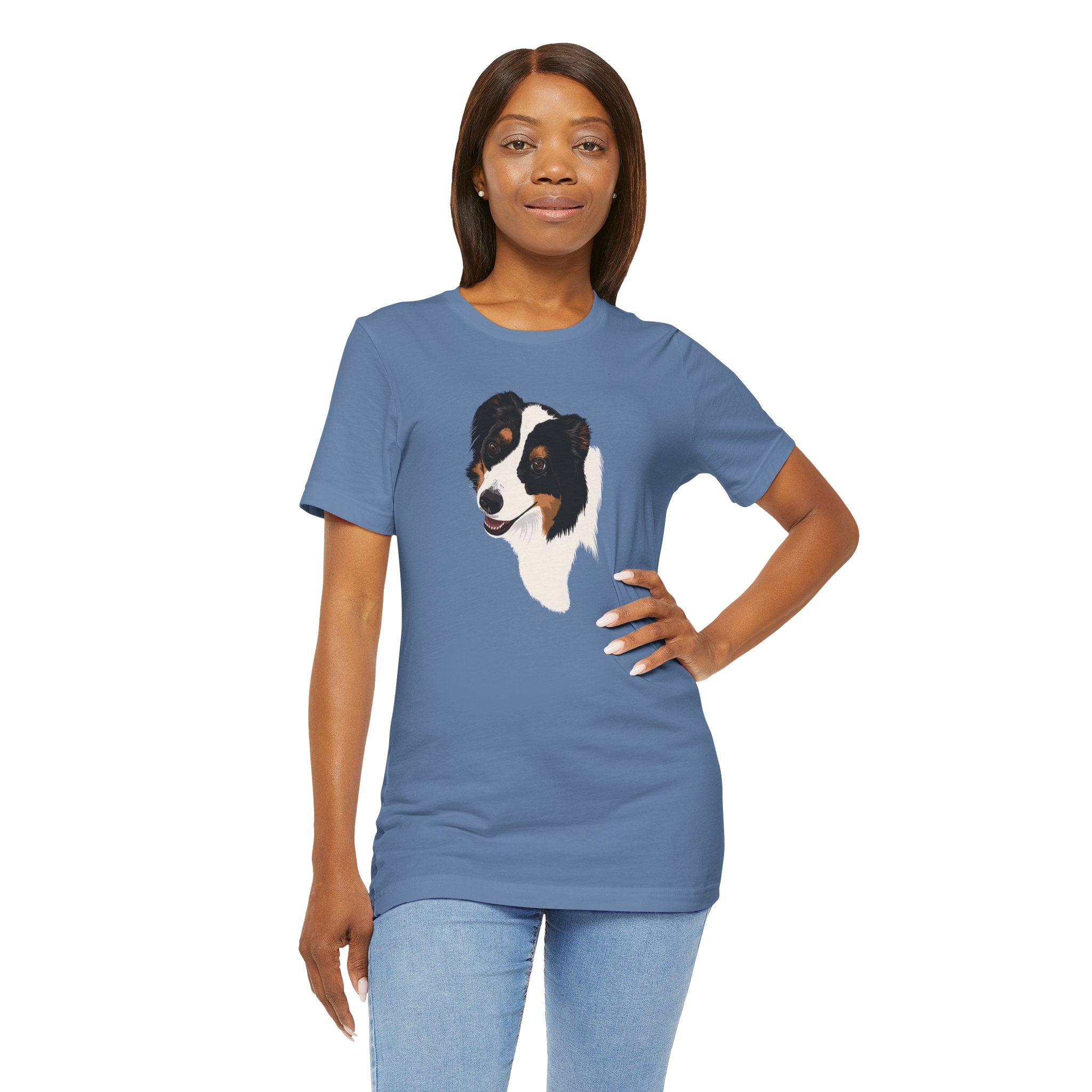 Loyal Sheepdog Portrait | Unisex T-Shirt