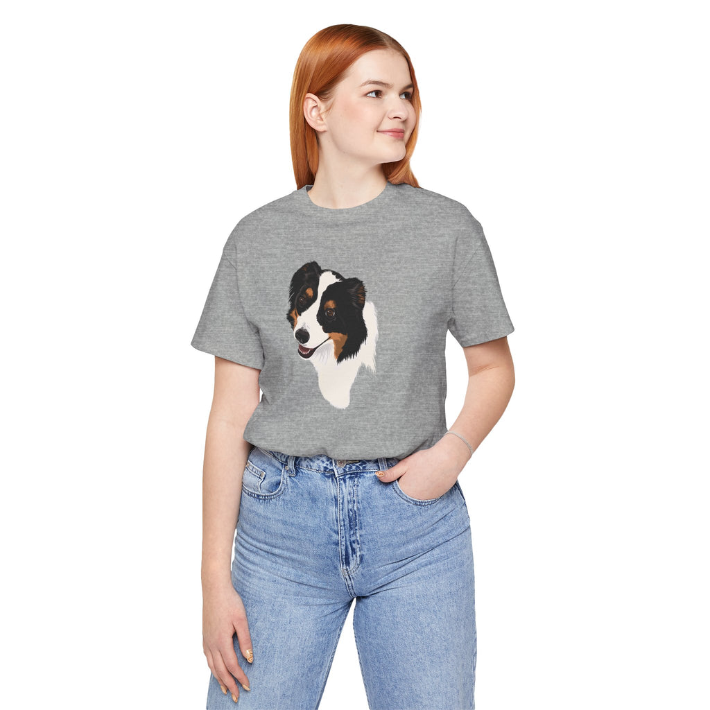 Loyal Sheepdog Portrait | Unisex T-Shirt