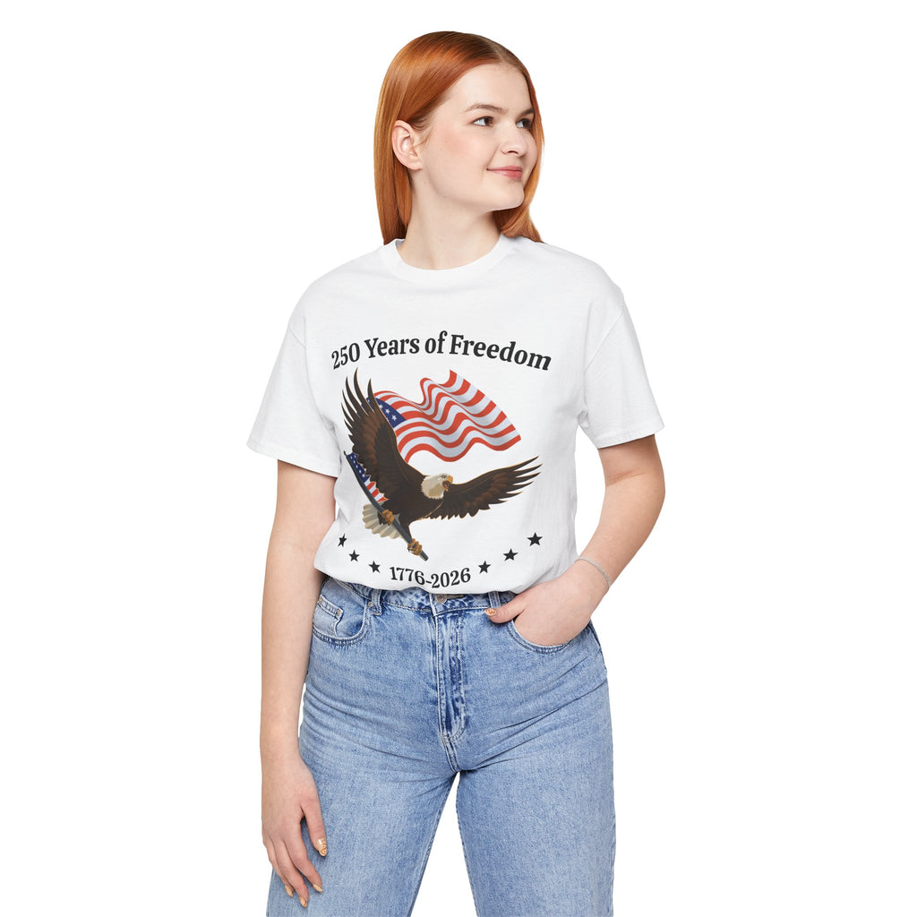 America 250th Anniversary Eagle | White Unisex T-Shirt