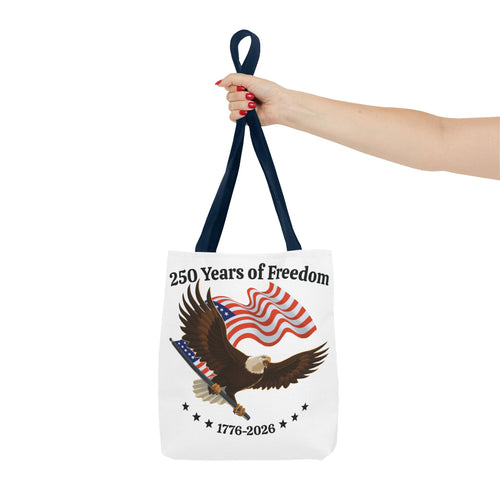 America 250th Anniversary Eagle | White Tote Bag