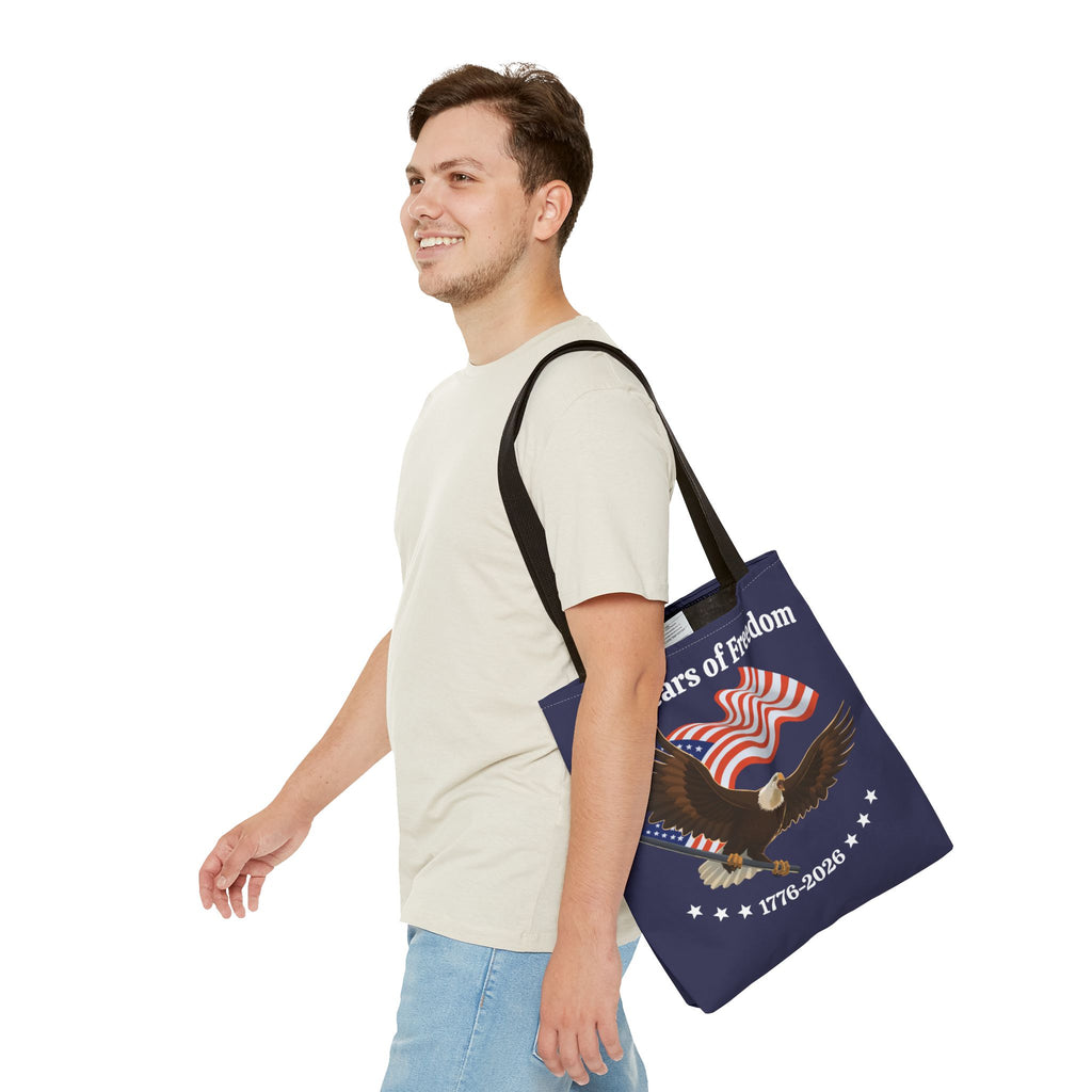 America 250th Anniversary Eagle | Blue Tote Bag