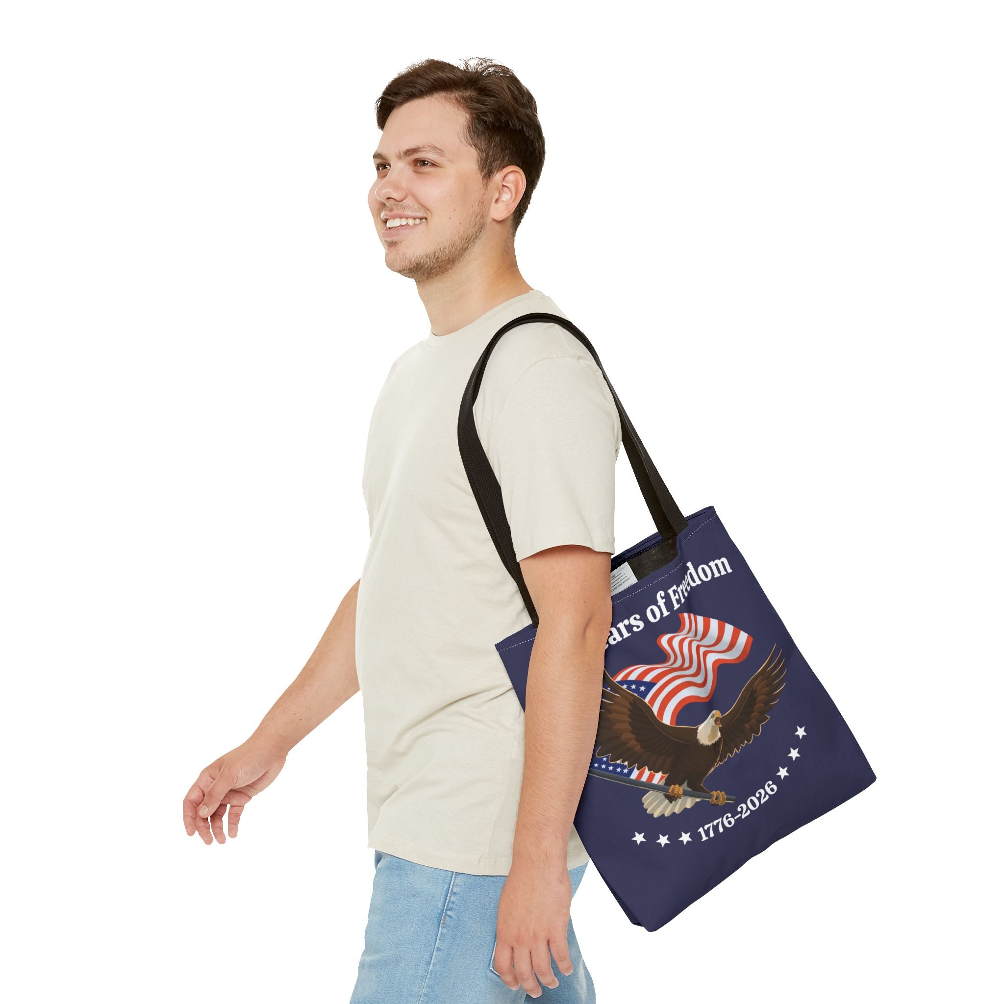 America 250th Anniversary Eagle | Blue Tote Bag