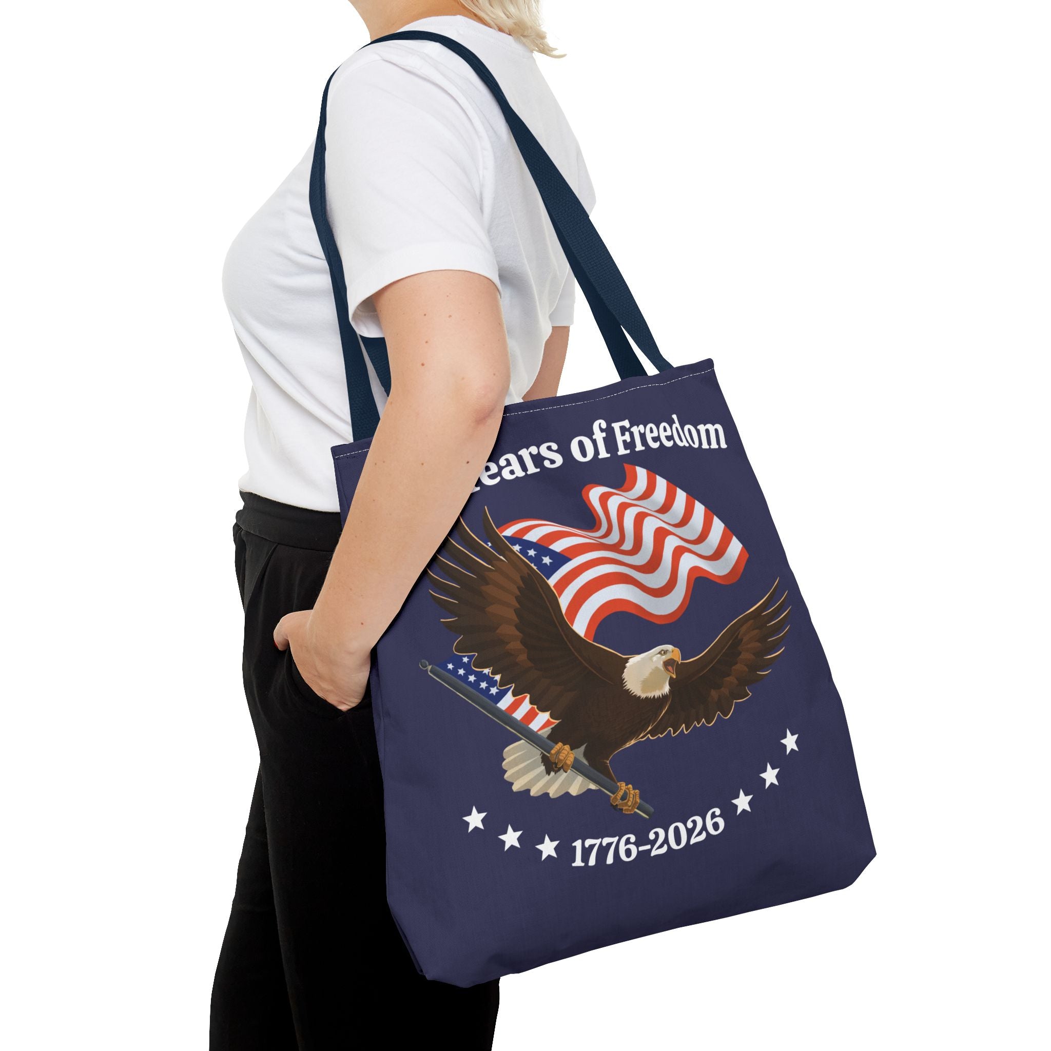 America 250th Anniversary Eagle | Blue Tote Bag