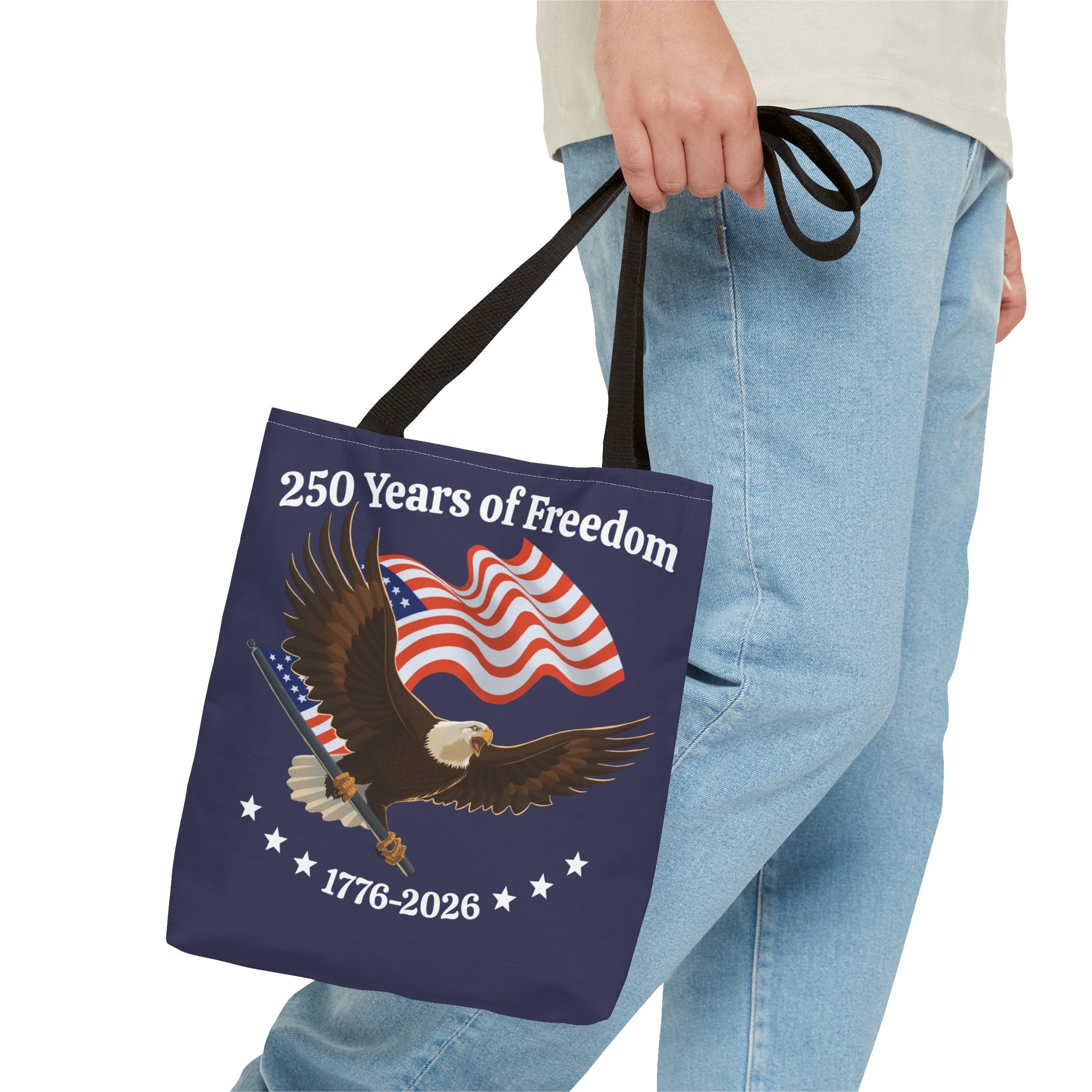 America 250th Anniversary Eagle | Blue Tote Bag