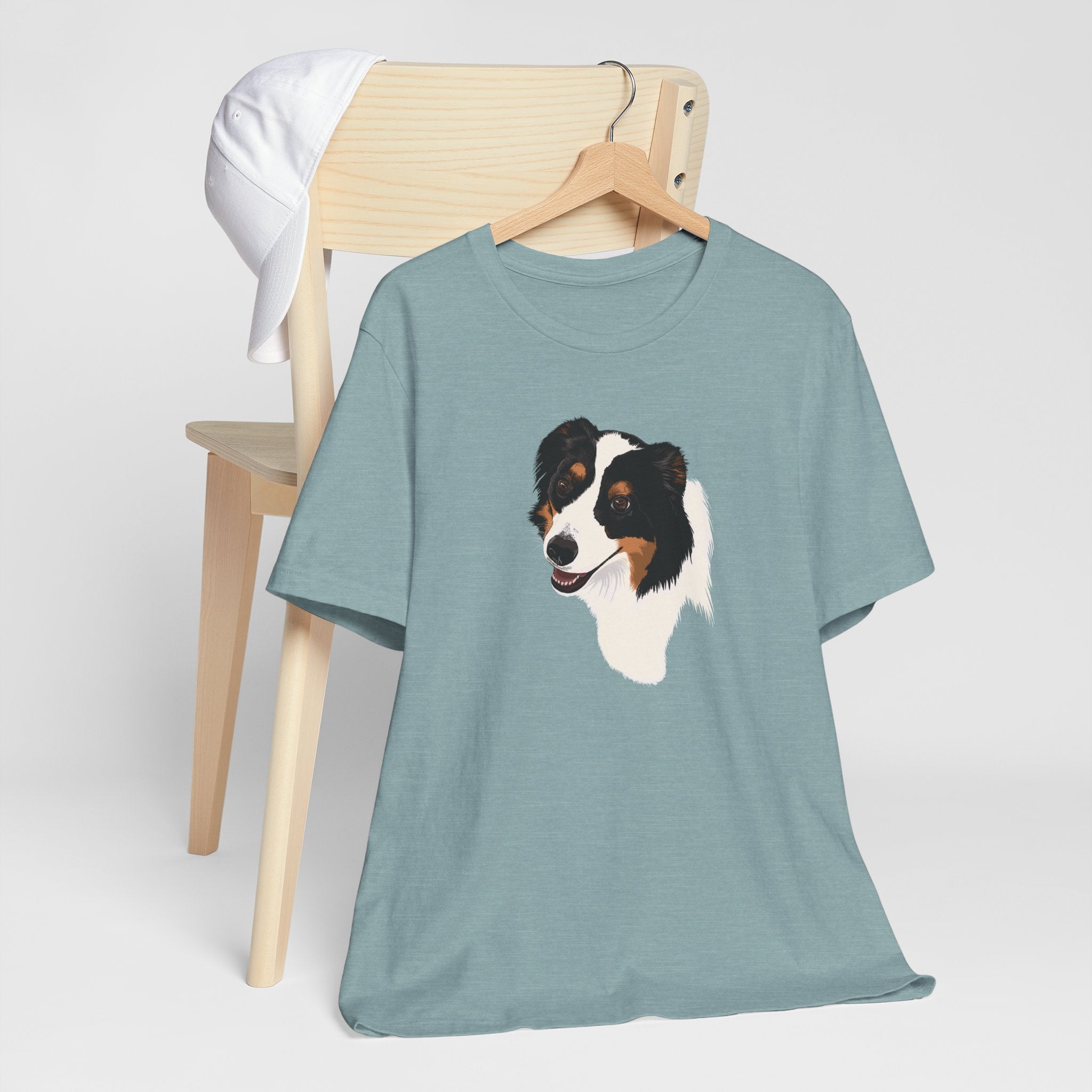Loyal Sheepdog Portrait | Unisex T-Shirt