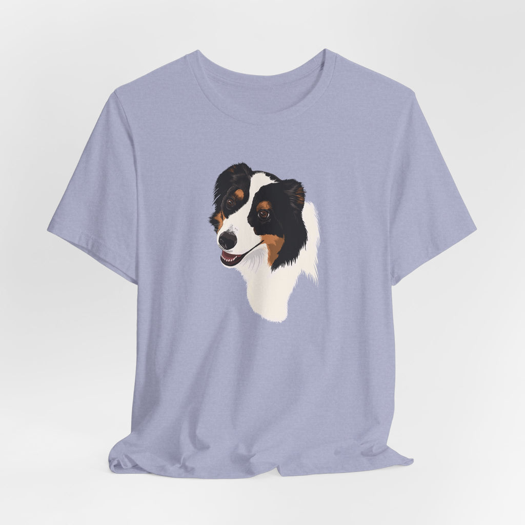 Loyal Sheepdog Portrait | Unisex T-Shirt