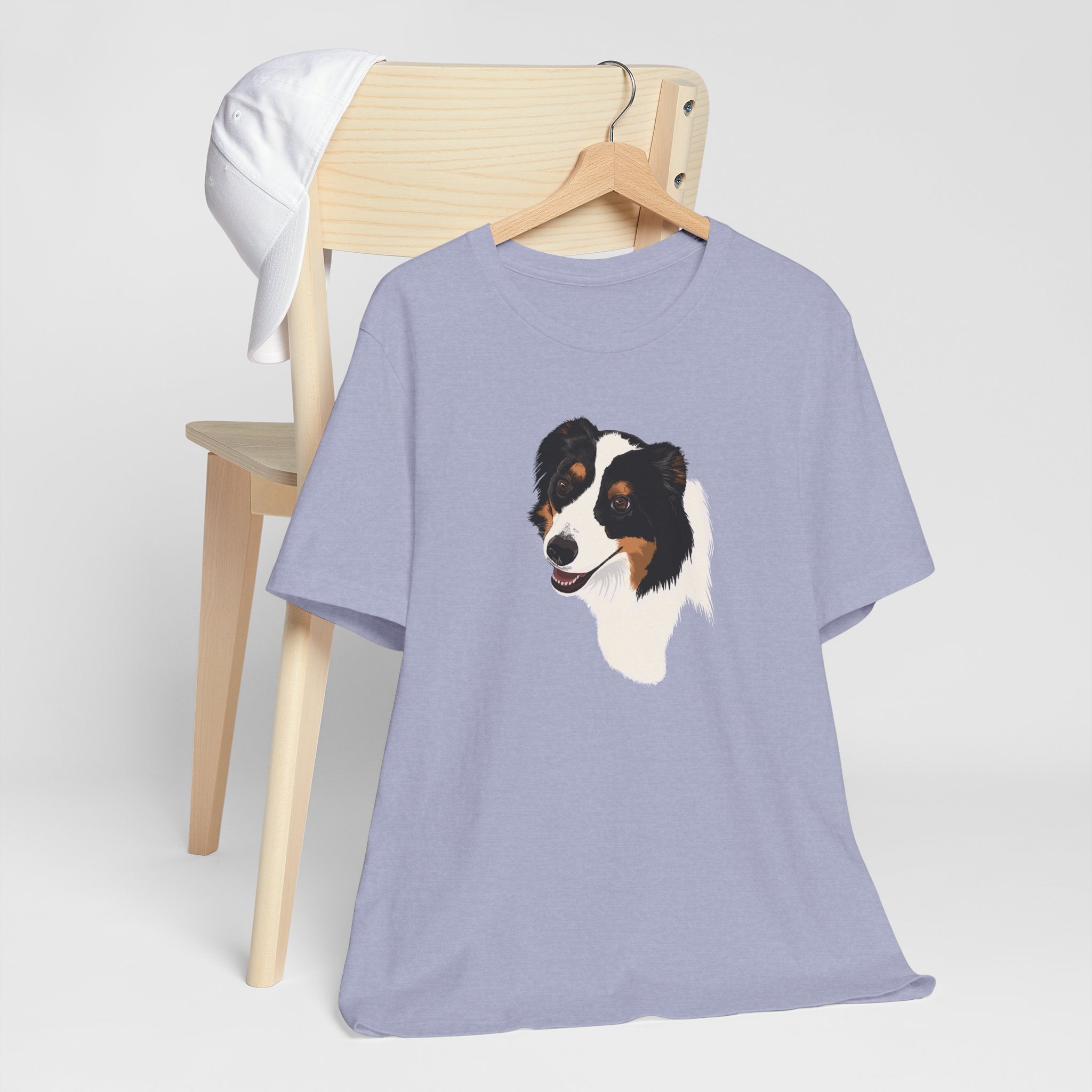 Loyal Sheepdog Portrait | Unisex T-Shirt