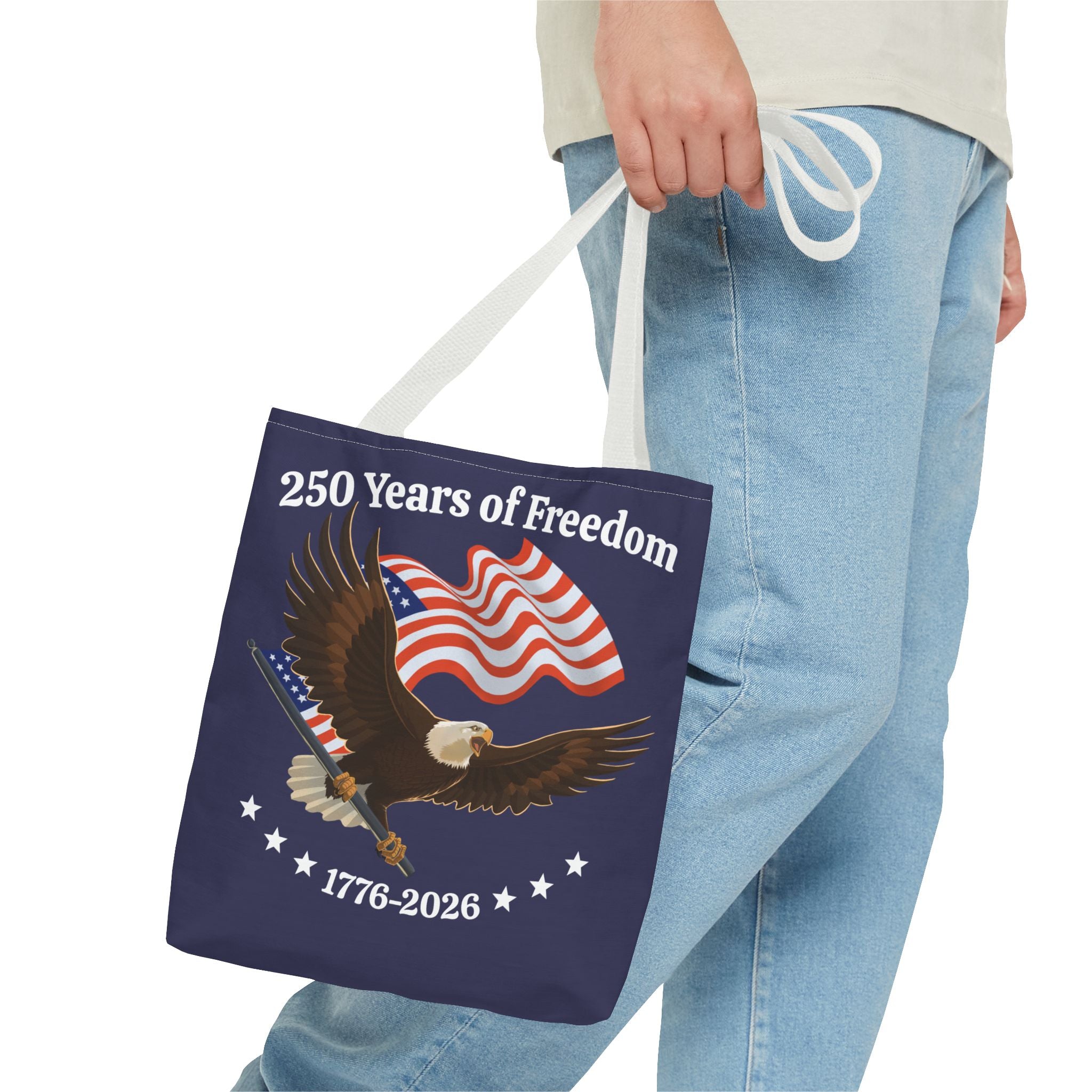 America 250th Anniversary Eagle | Blue Tote Bag