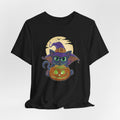 Pumpkin Witch Cat | Halloween Graphic Tee