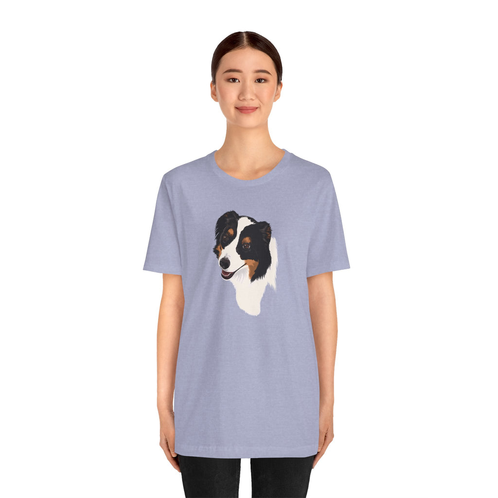 Loyal Sheepdog Portrait | Unisex T-Shirt