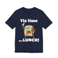 Cartoon Sandwich Declares Lunch Time | Dark Colors Unisex Tee