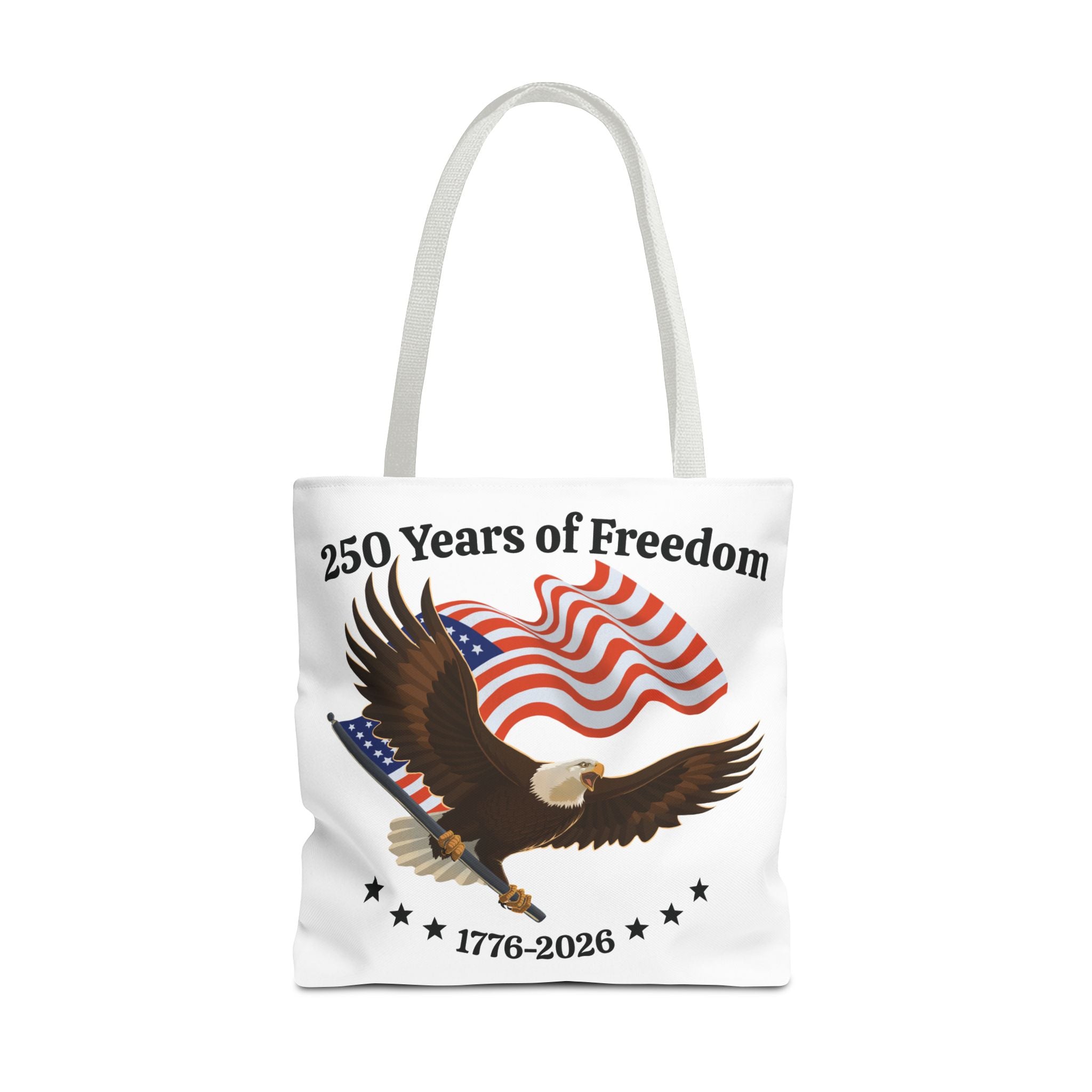 America 250th Anniversary Eagle | White Tote Bag