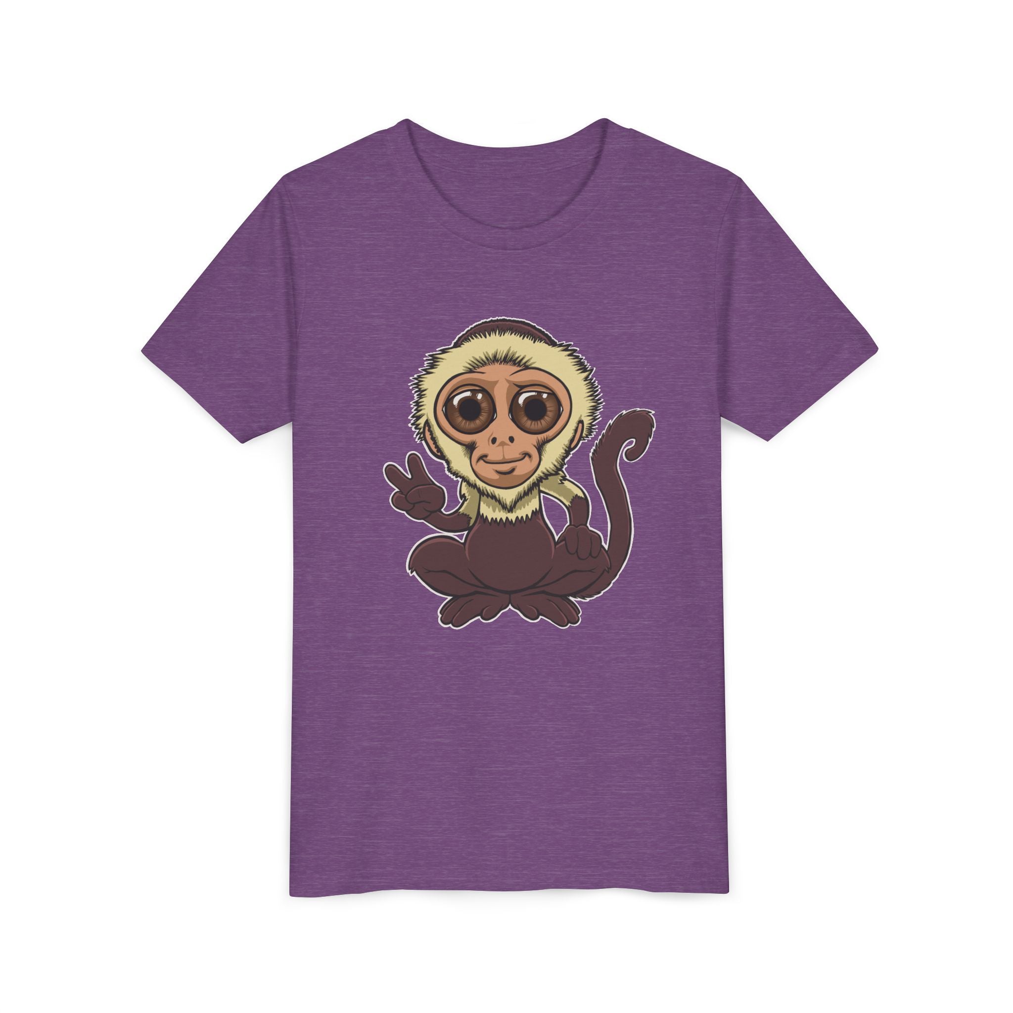Cartoon Capuchin Kids T-Shirt | Cute Monkey Tee for Boys & Girls