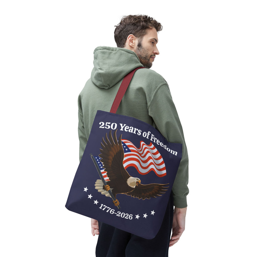 America 250th Anniversary Eagle | Blue Tote Bag