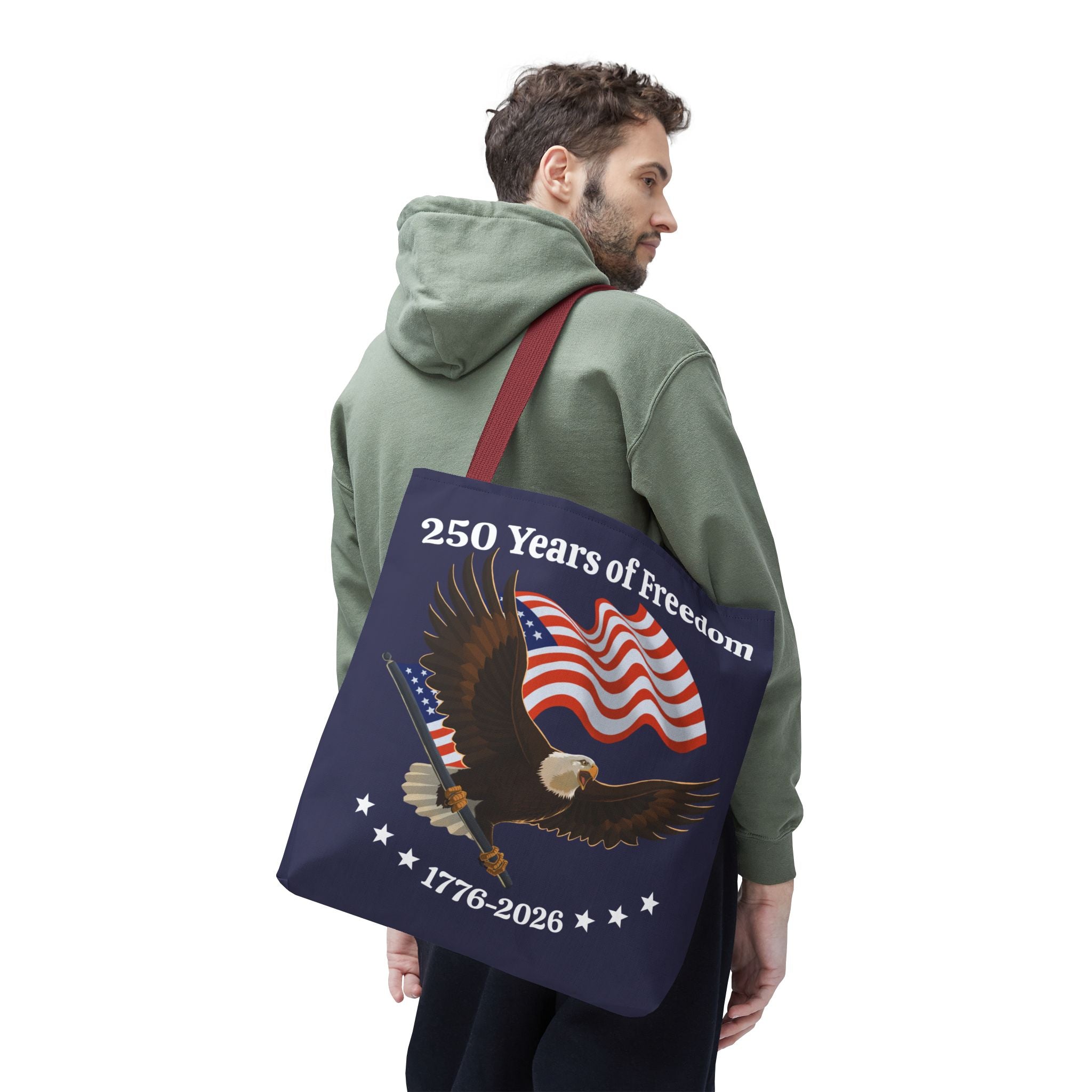 America 250th Anniversary Eagle | Blue Tote Bag