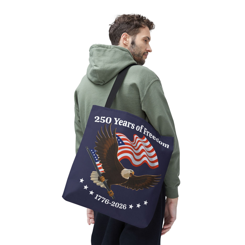 America 250th Anniversary Eagle | Blue Tote Bag