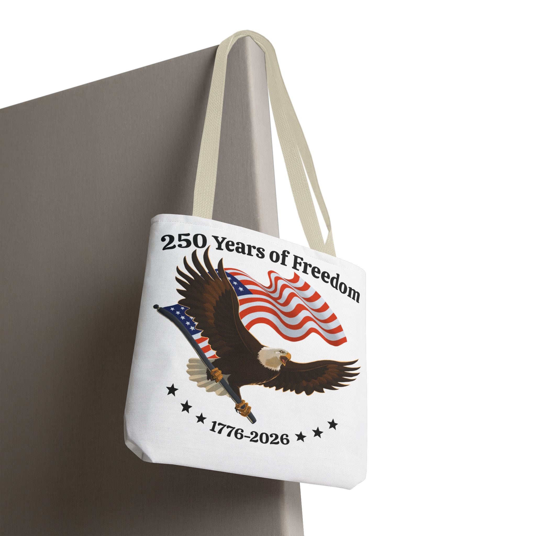 America 250th Anniversary Eagle | White Tote Bag