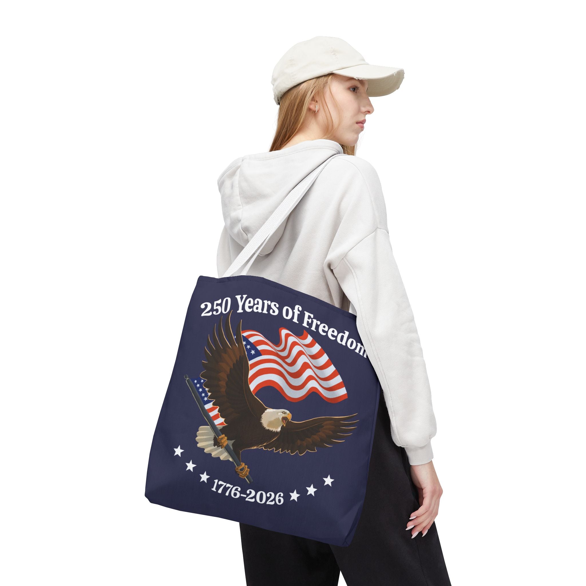 America 250th Anniversary Eagle | Blue Tote Bag