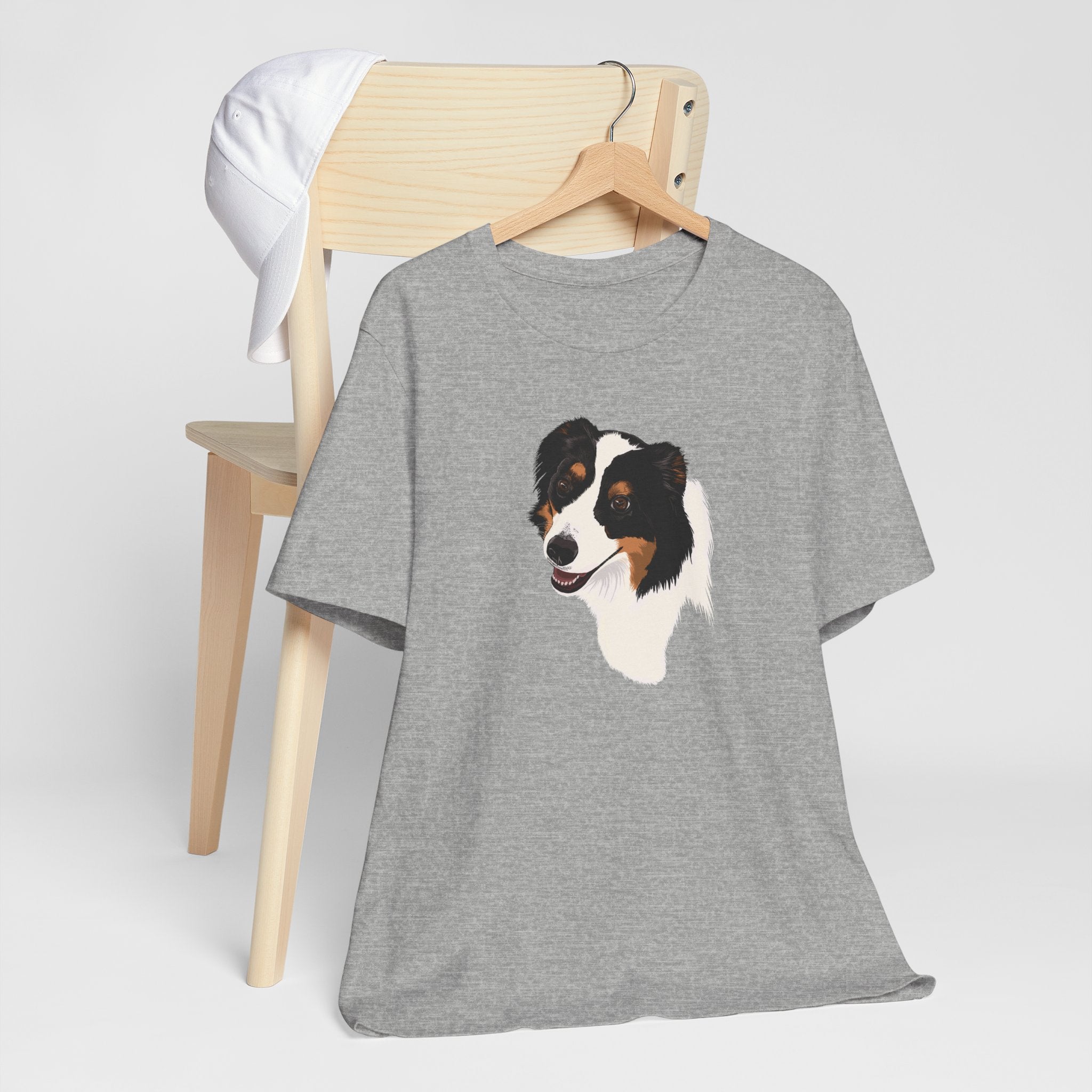 Loyal Sheepdog Portrait | Unisex T-Shirt
