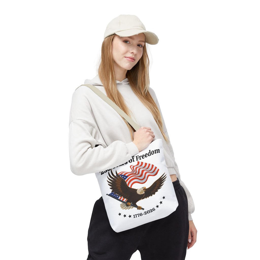 America 250th Anniversary Eagle | White Tote Bag
