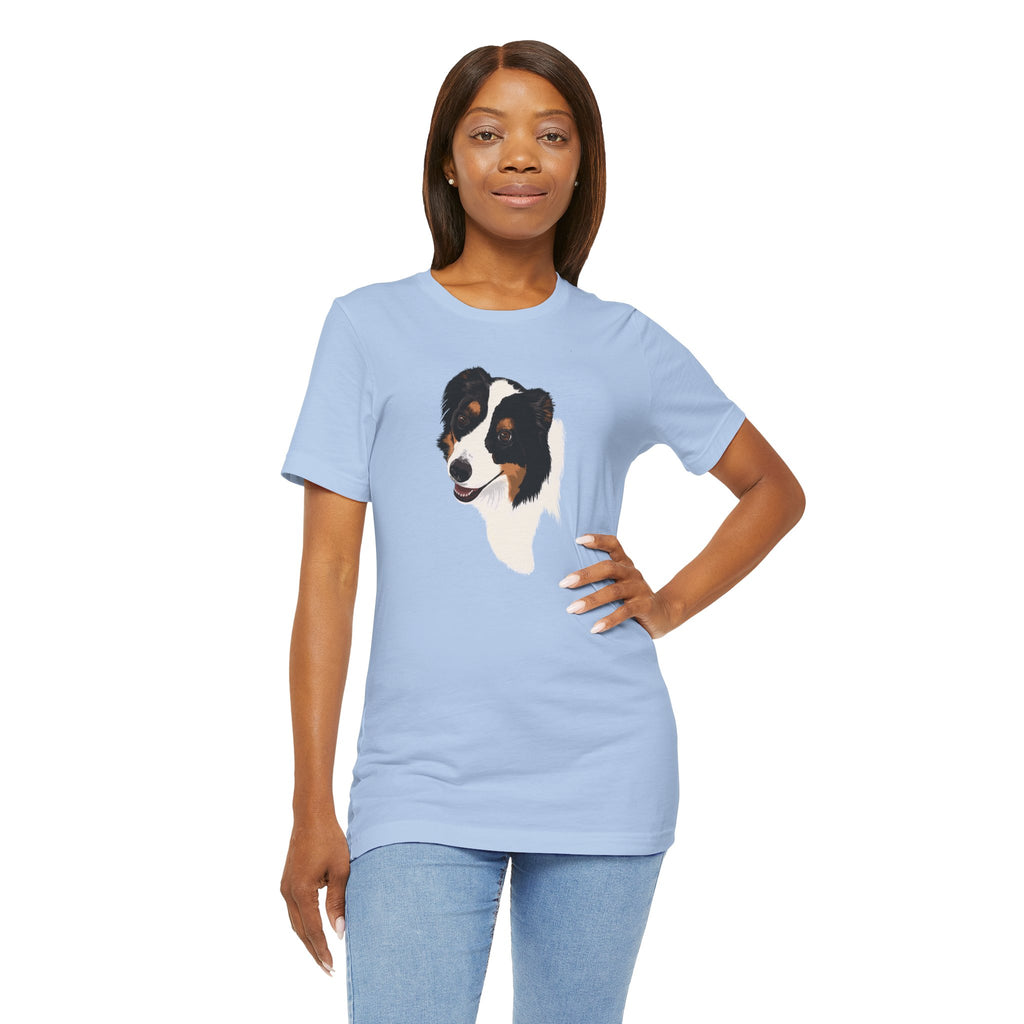 Loyal Sheepdog Portrait | Unisex T-Shirt