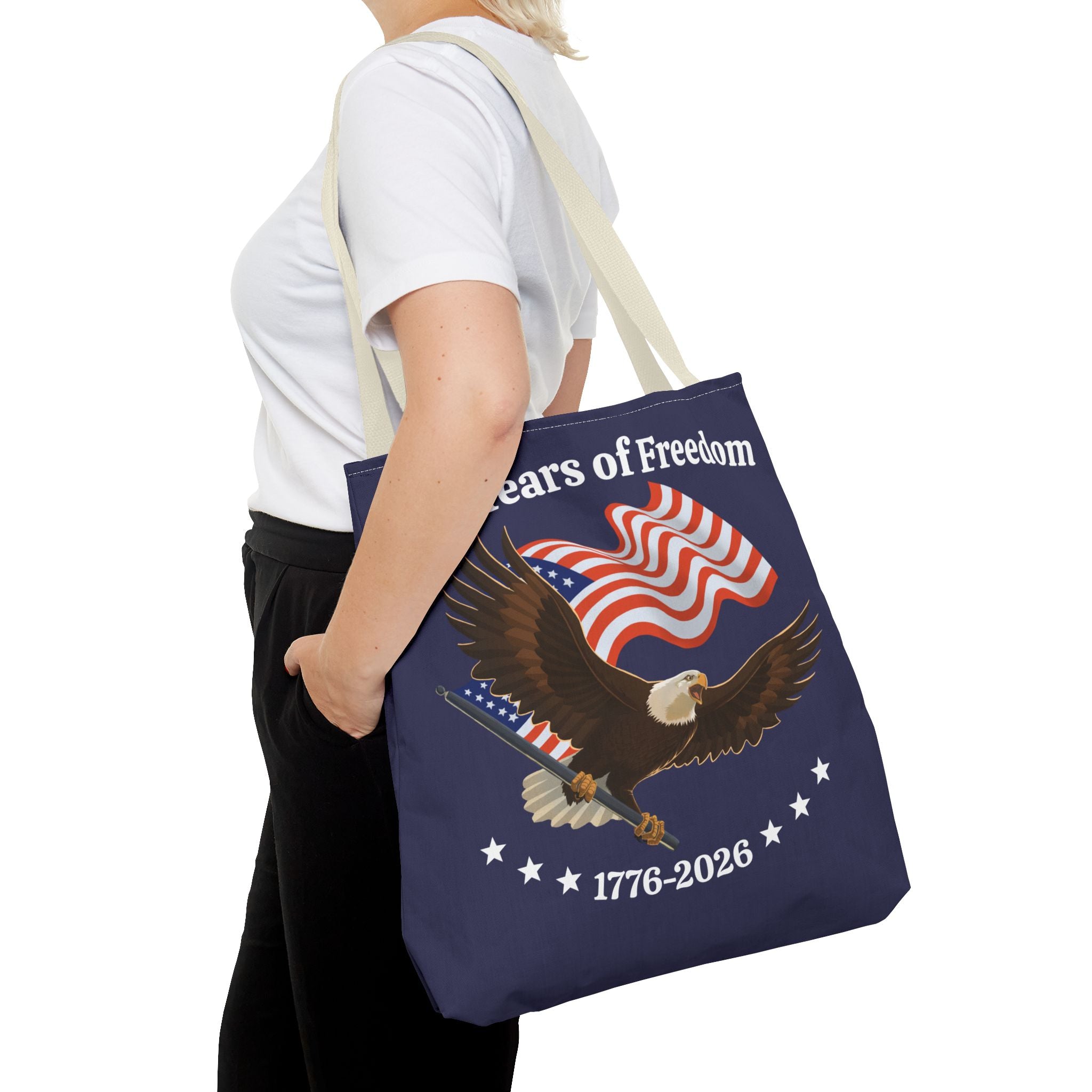 America 250th Anniversary Eagle | Blue Tote Bag