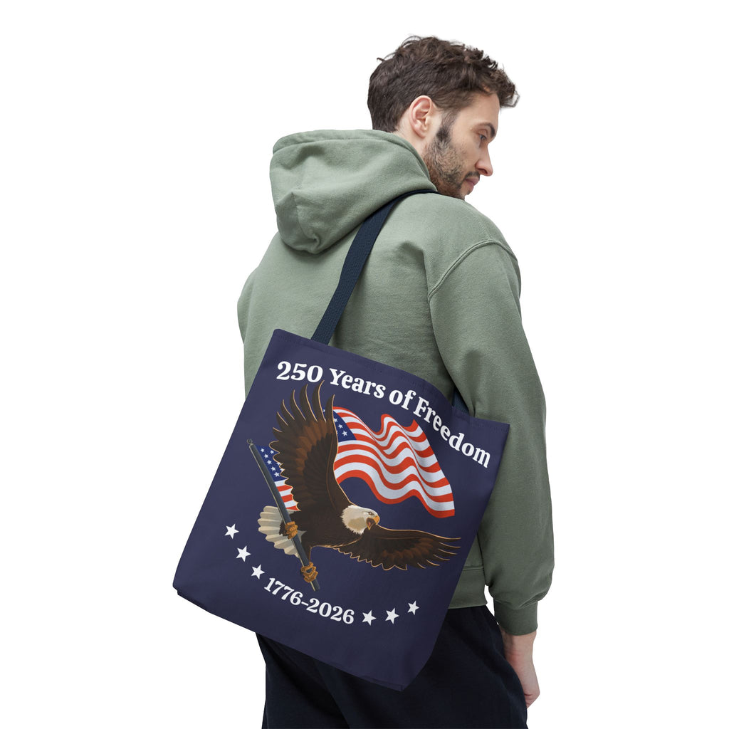 America 250th Anniversary Eagle | Blue Tote Bag