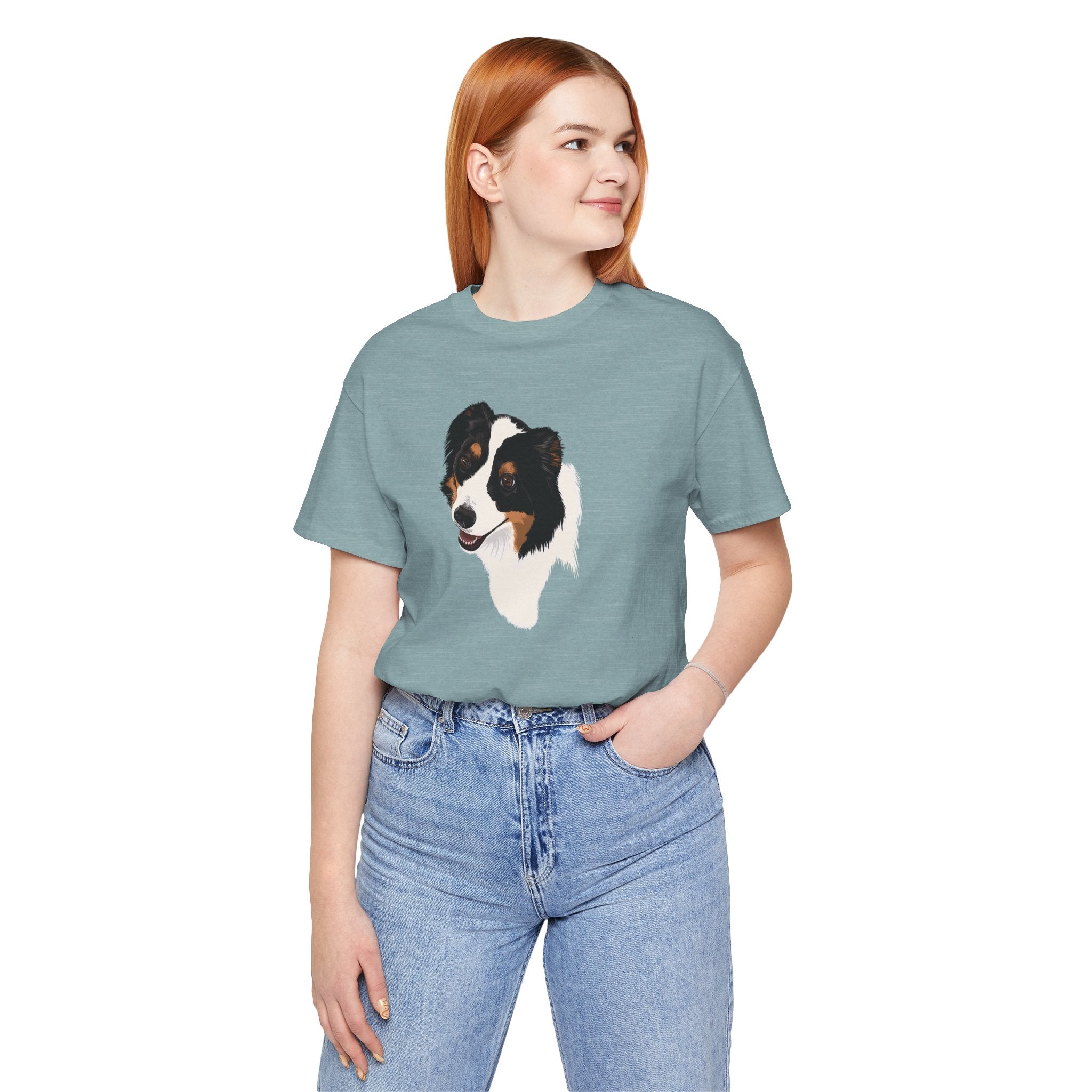 Loyal Sheepdog Portrait | Unisex T-Shirt