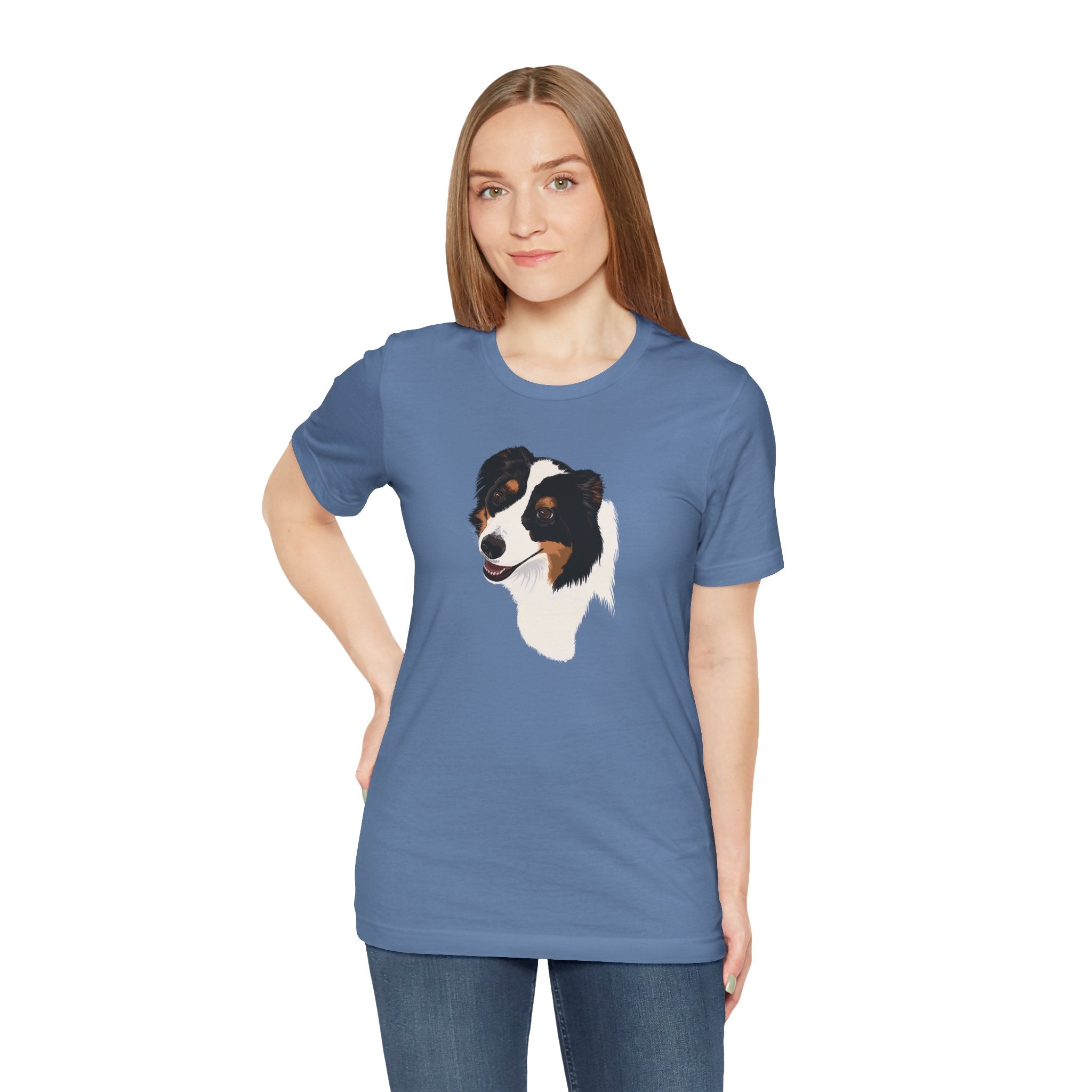Loyal Sheepdog Portrait | Unisex T-Shirt