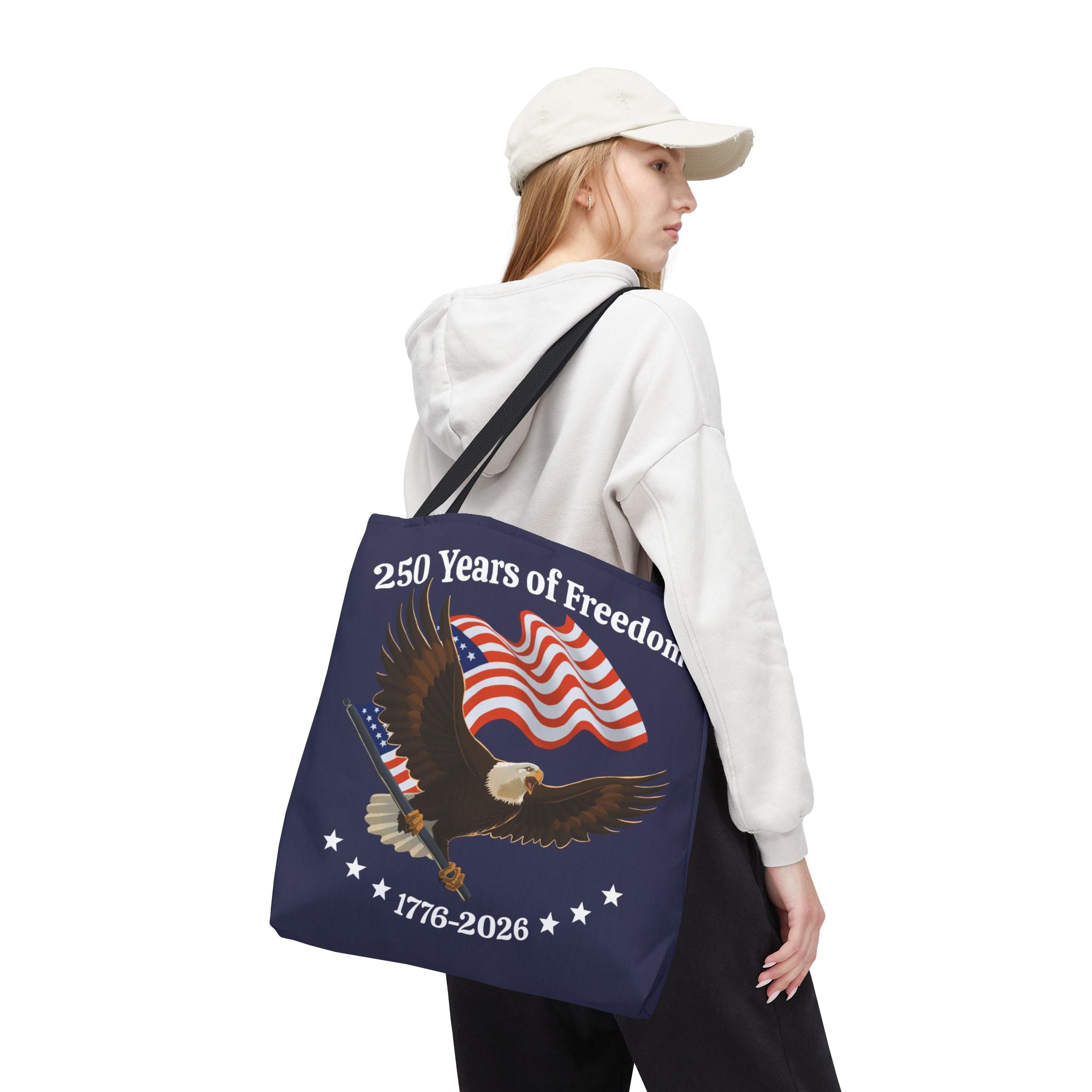 America 250th Anniversary Eagle | Blue Tote Bag