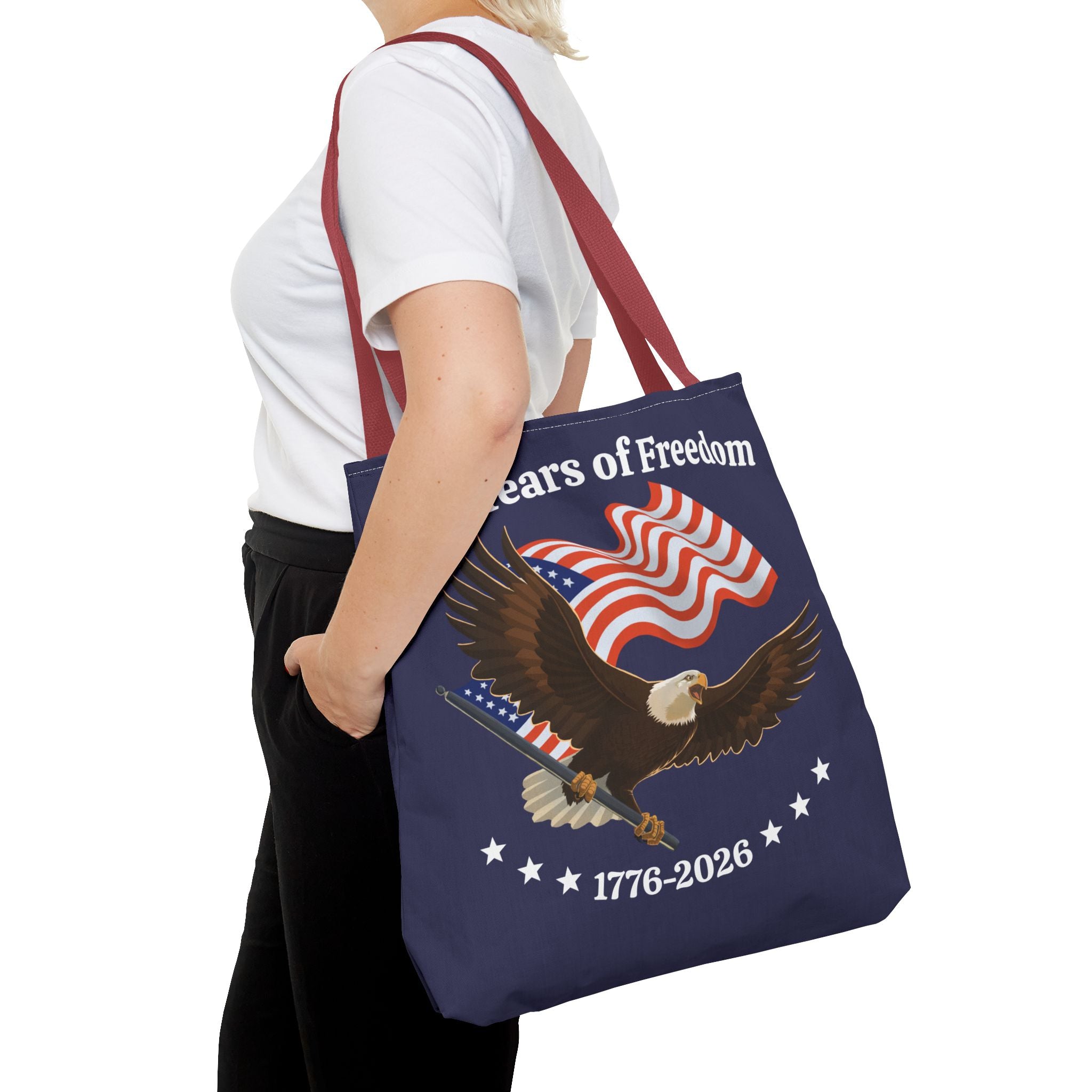 America 250th Anniversary Eagle | Blue Tote Bag