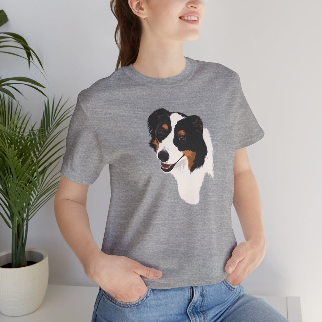 Loyal Sheepdog Portrait | Unisex T-Shirt