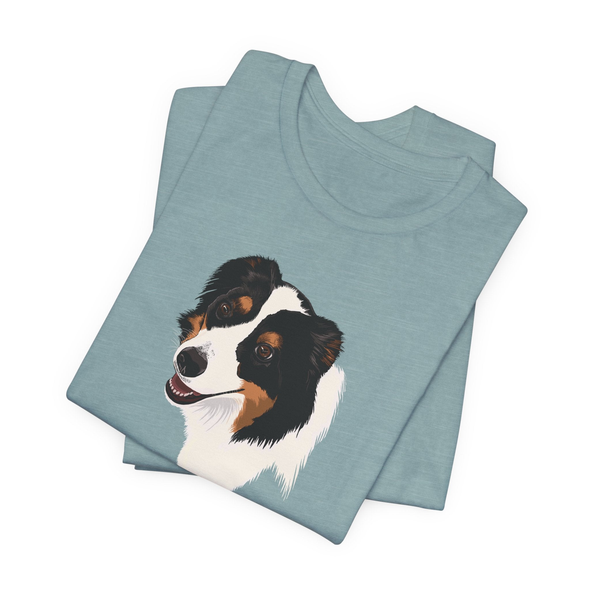 Loyal Sheepdog Portrait | Unisex T-Shirt