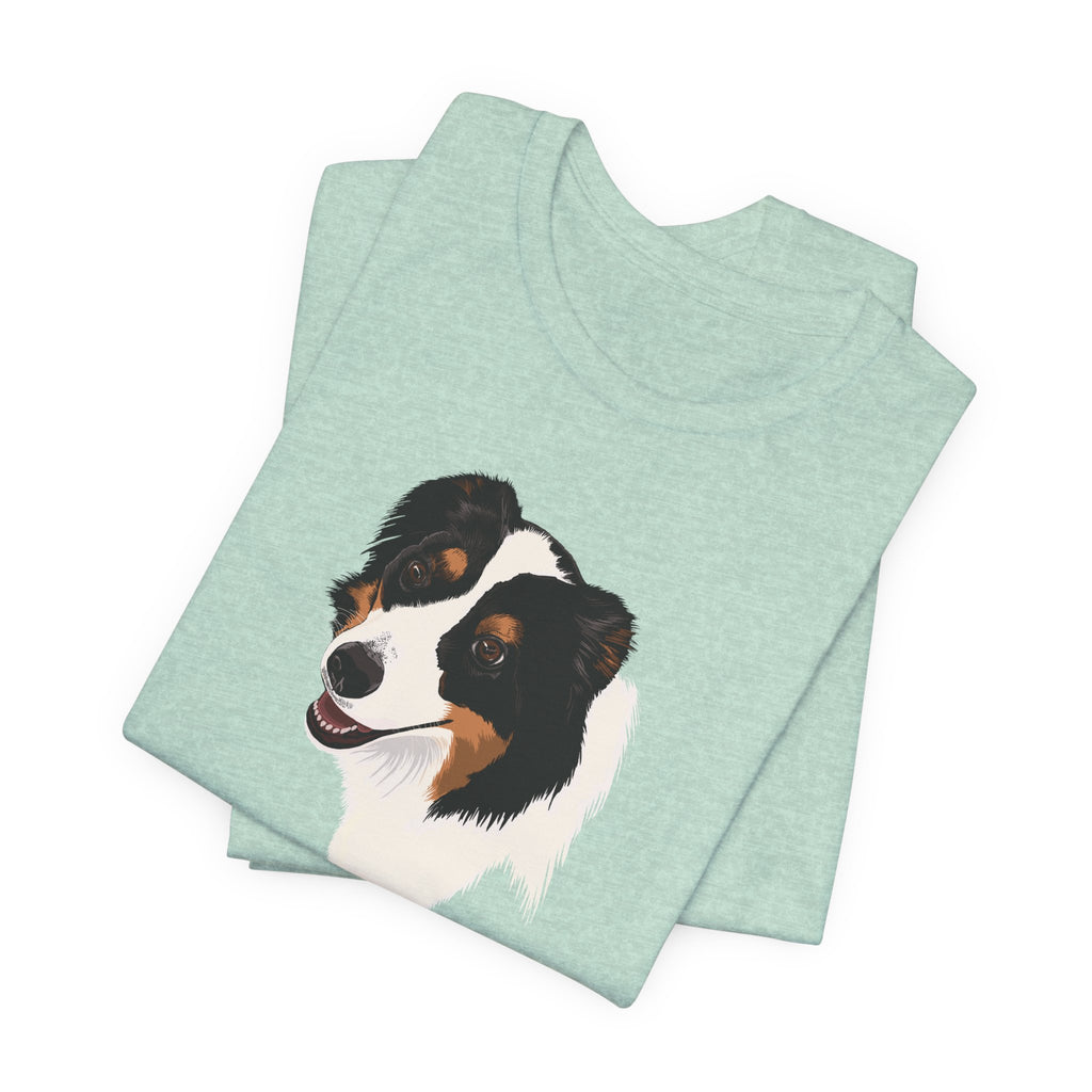 Loyal Sheepdog Portrait | Unisex T-Shirt