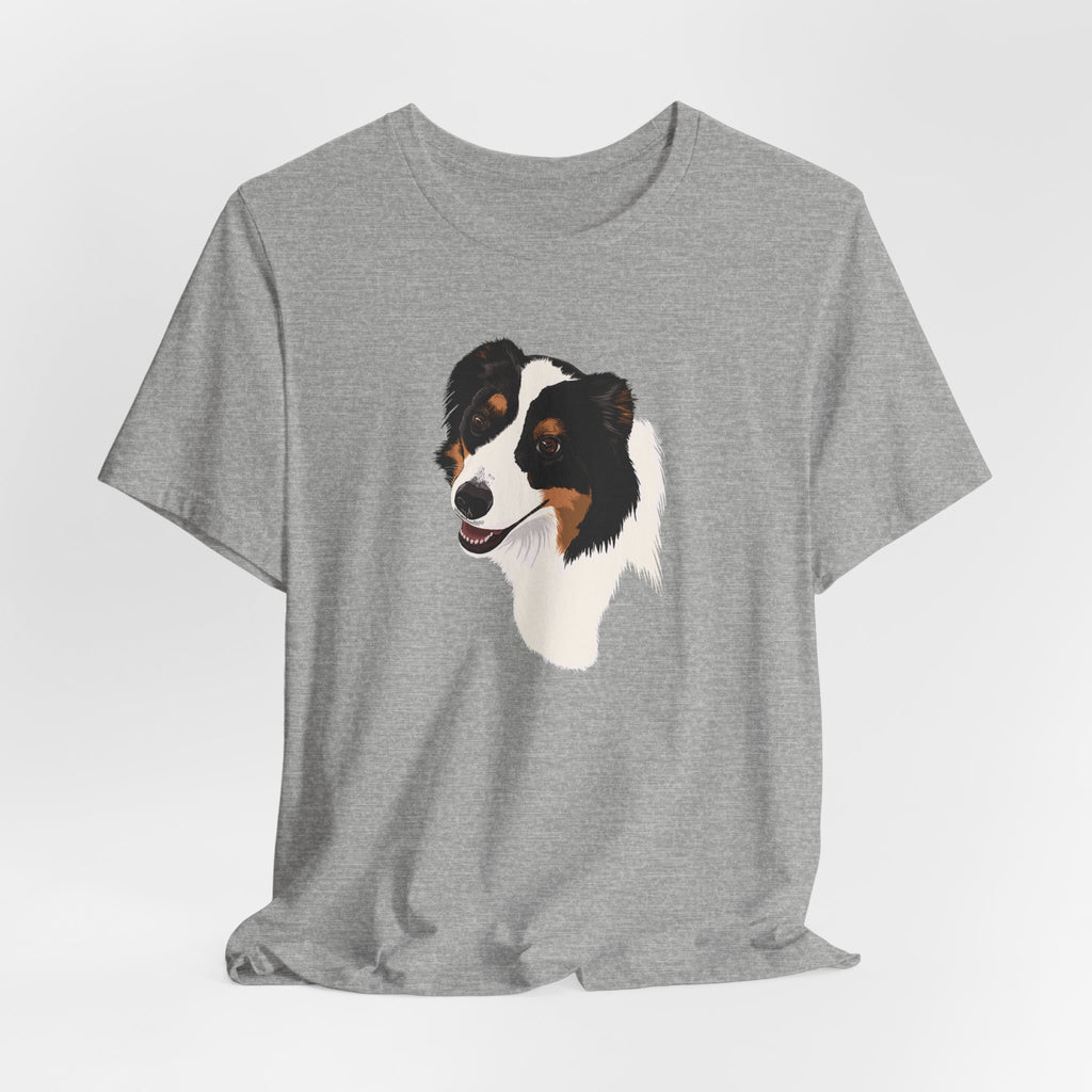 Loyal Sheepdog Portrait | Unisex T-Shirt