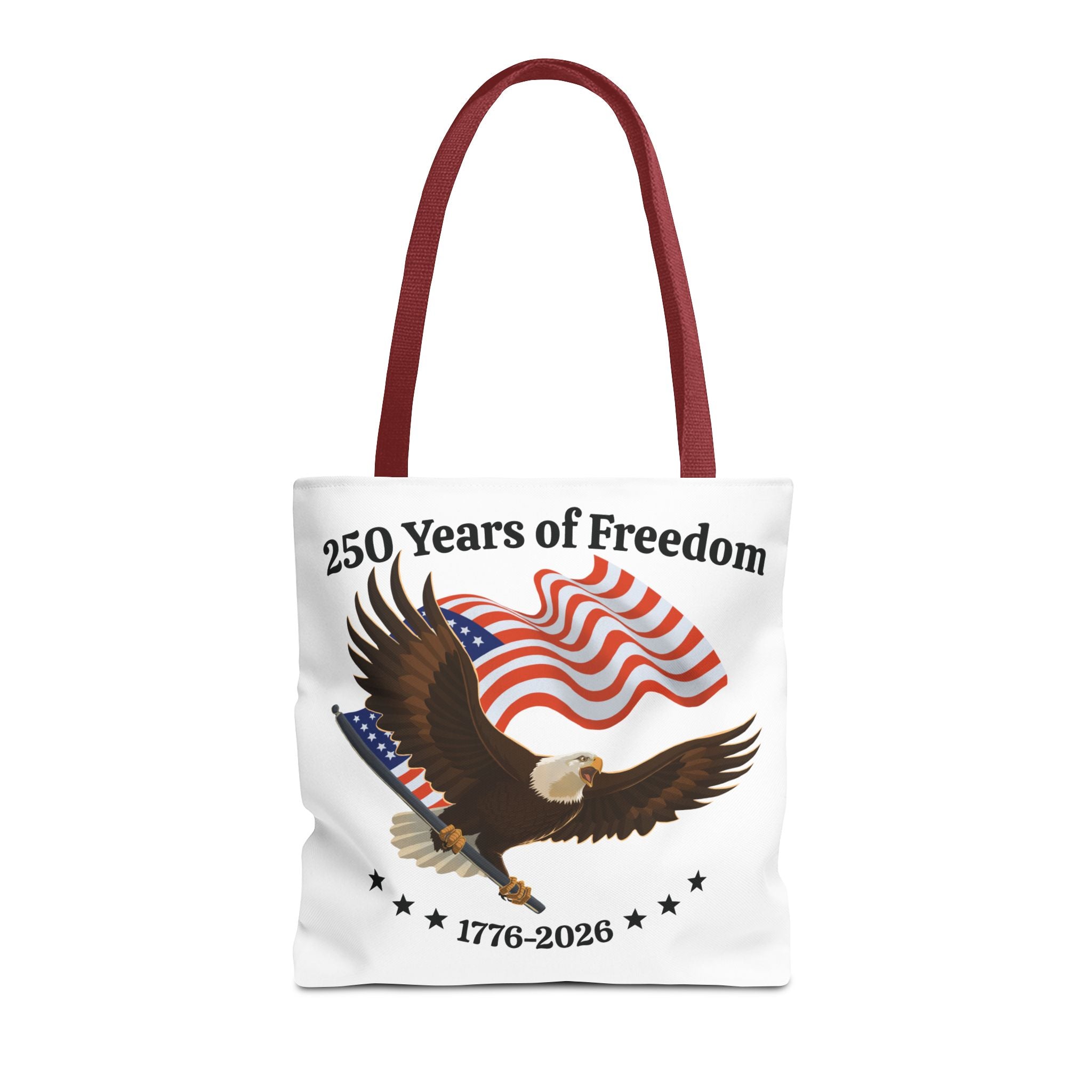 America 250th Anniversary Eagle | White Tote Bag