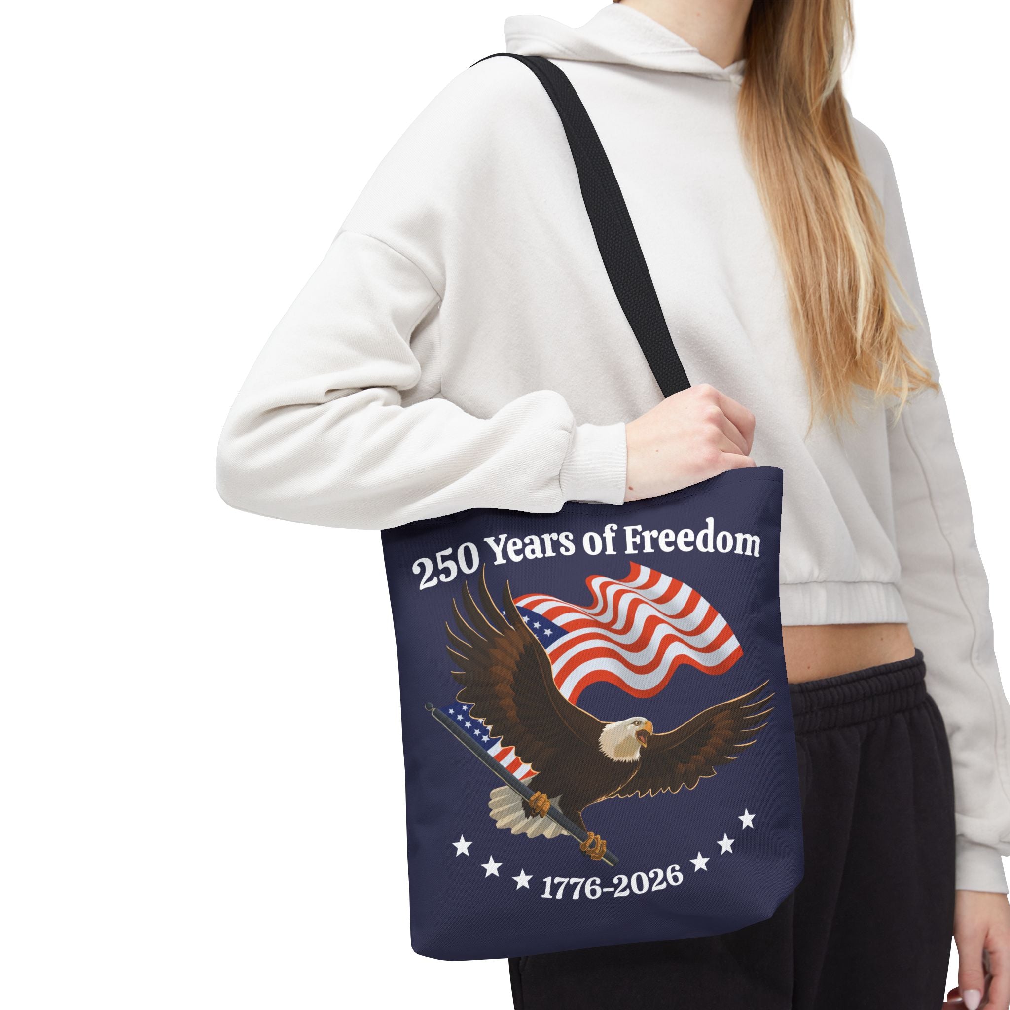 America 250th Anniversary Eagle | Blue Tote Bag
