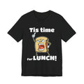 Cartoon Sandwich Declares Lunch Time | Dark Colors Unisex Tee