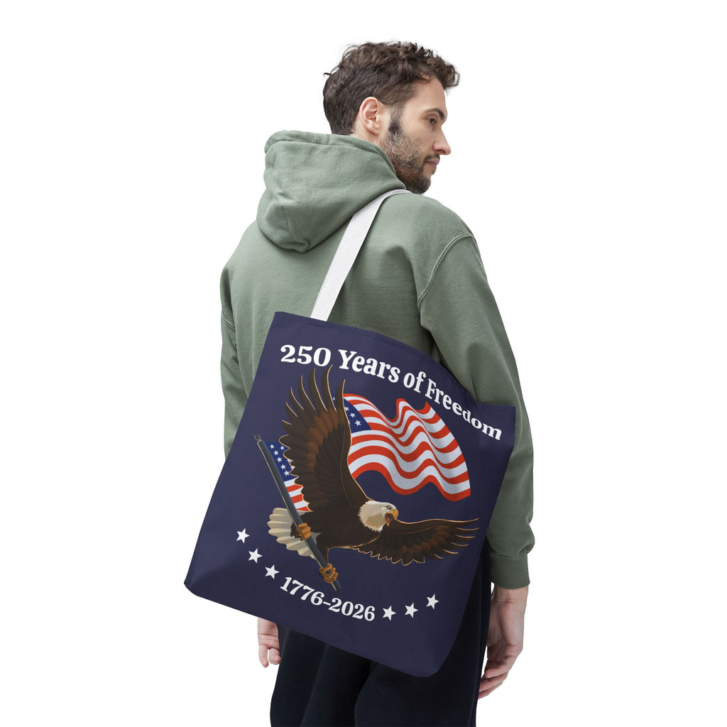 America 250th Anniversary Eagle | Blue Tote Bag