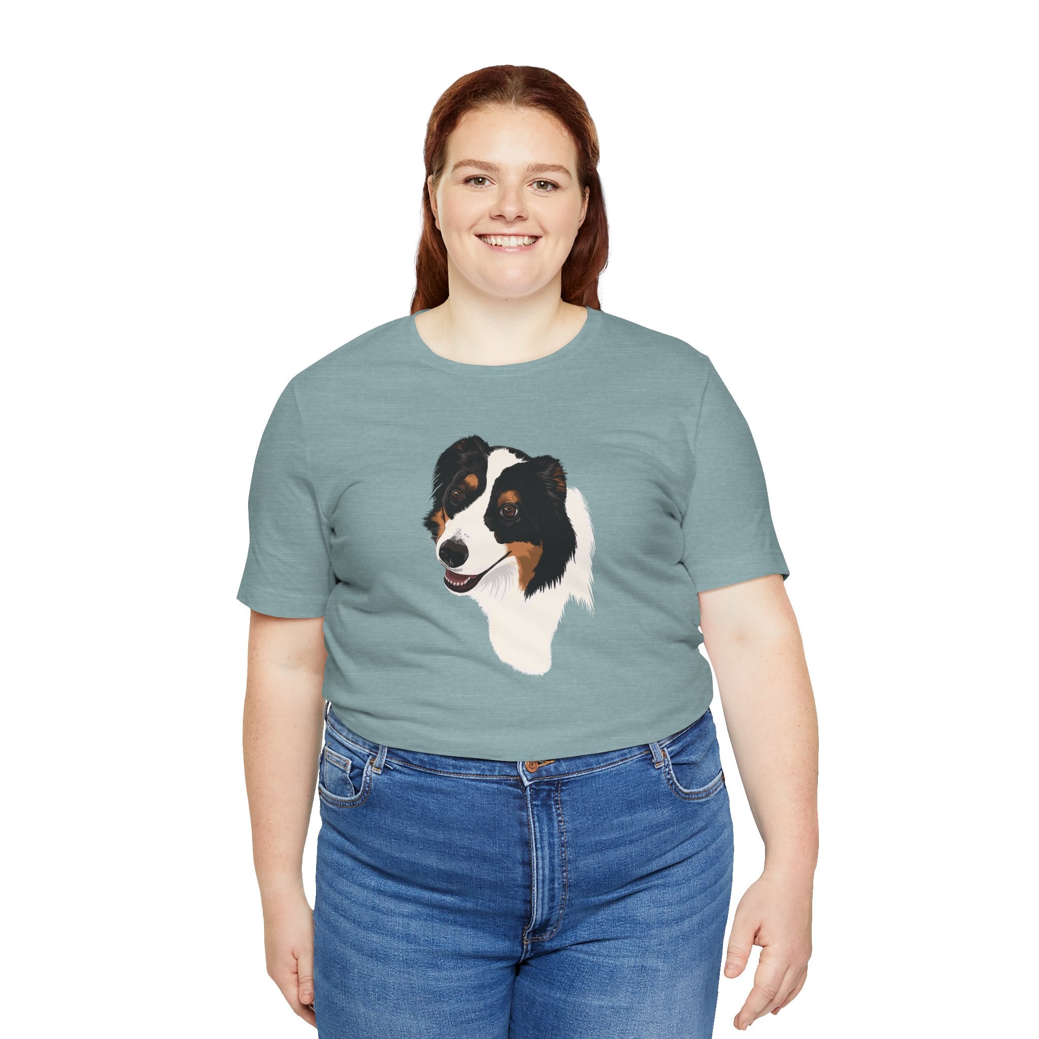 Loyal Sheepdog Portrait | Unisex T-Shirt