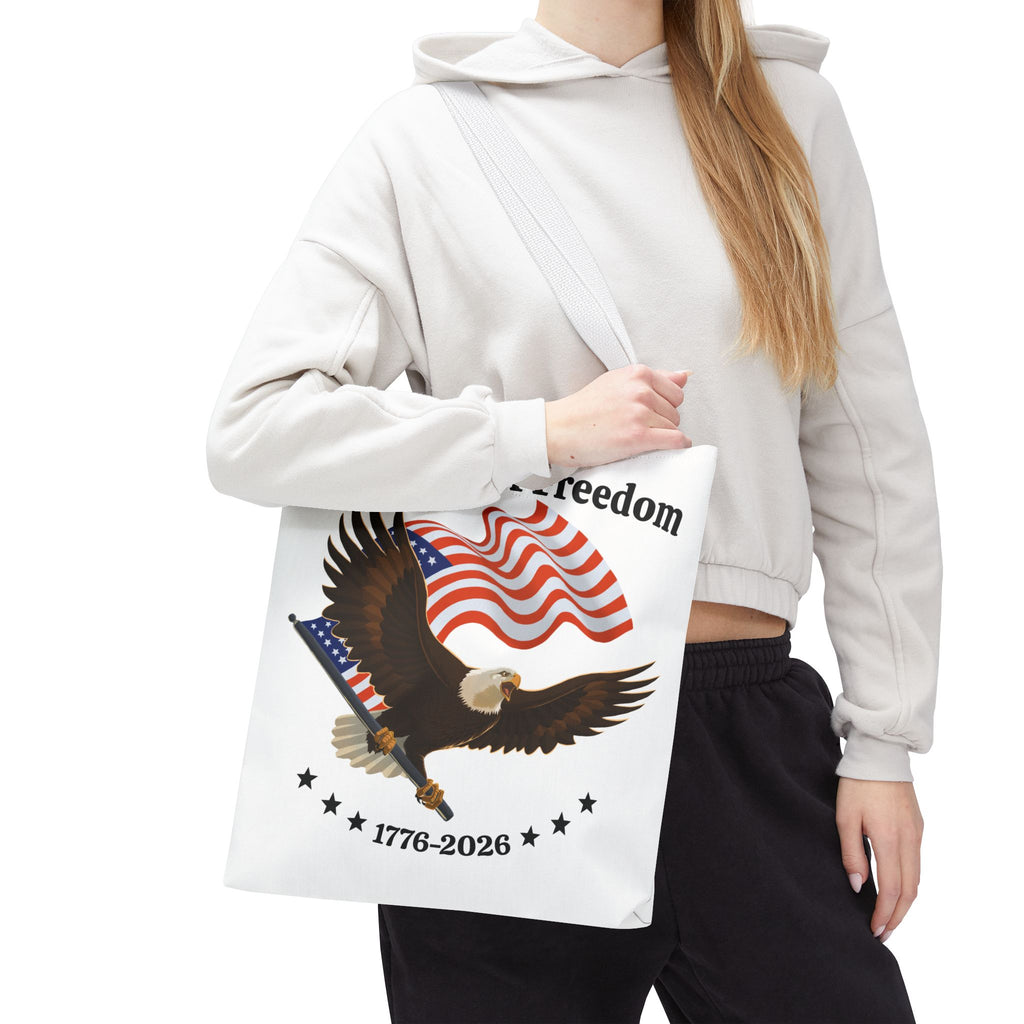 America 250th Anniversary Eagle | White Tote Bag