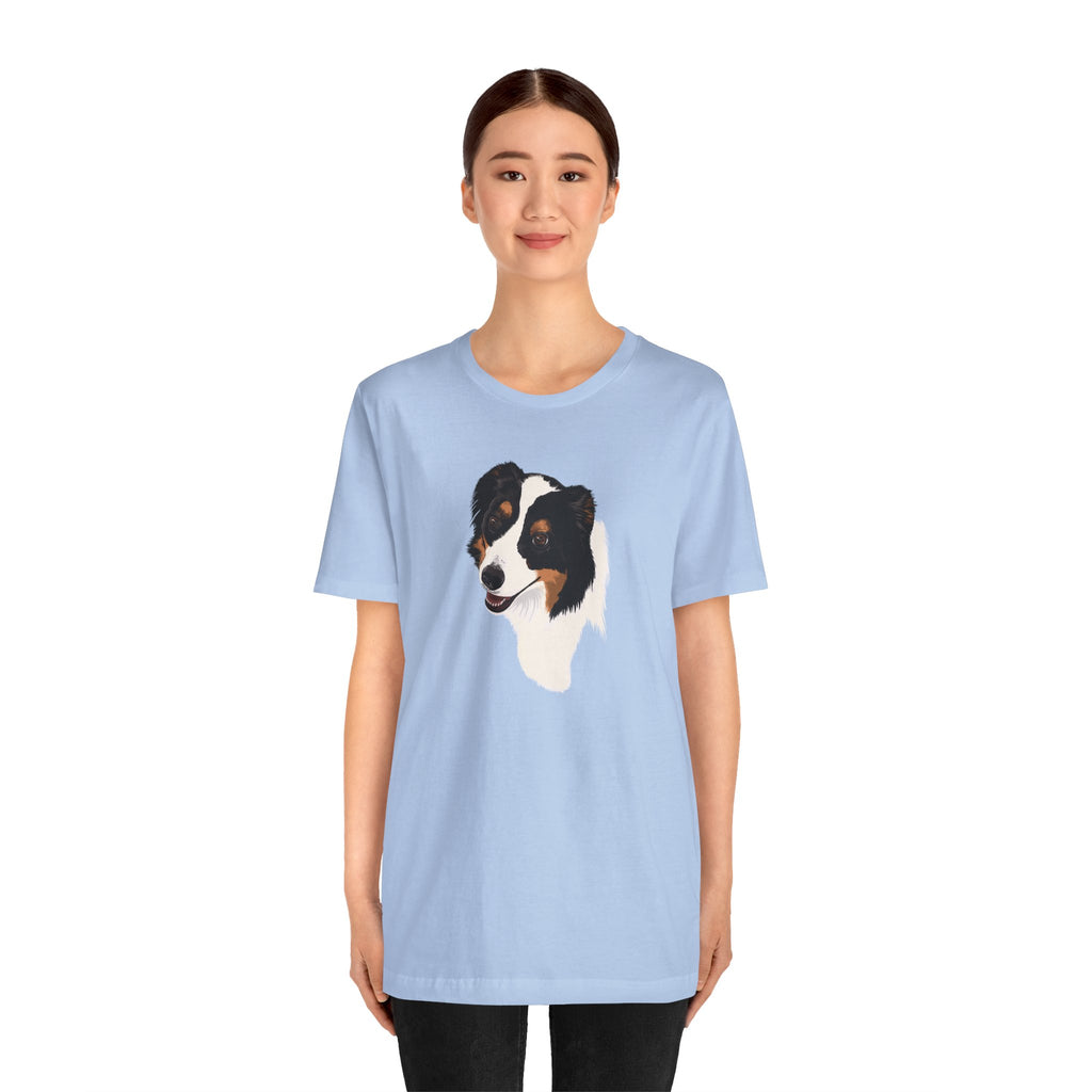 Loyal Sheepdog Portrait | Unisex T-Shirt