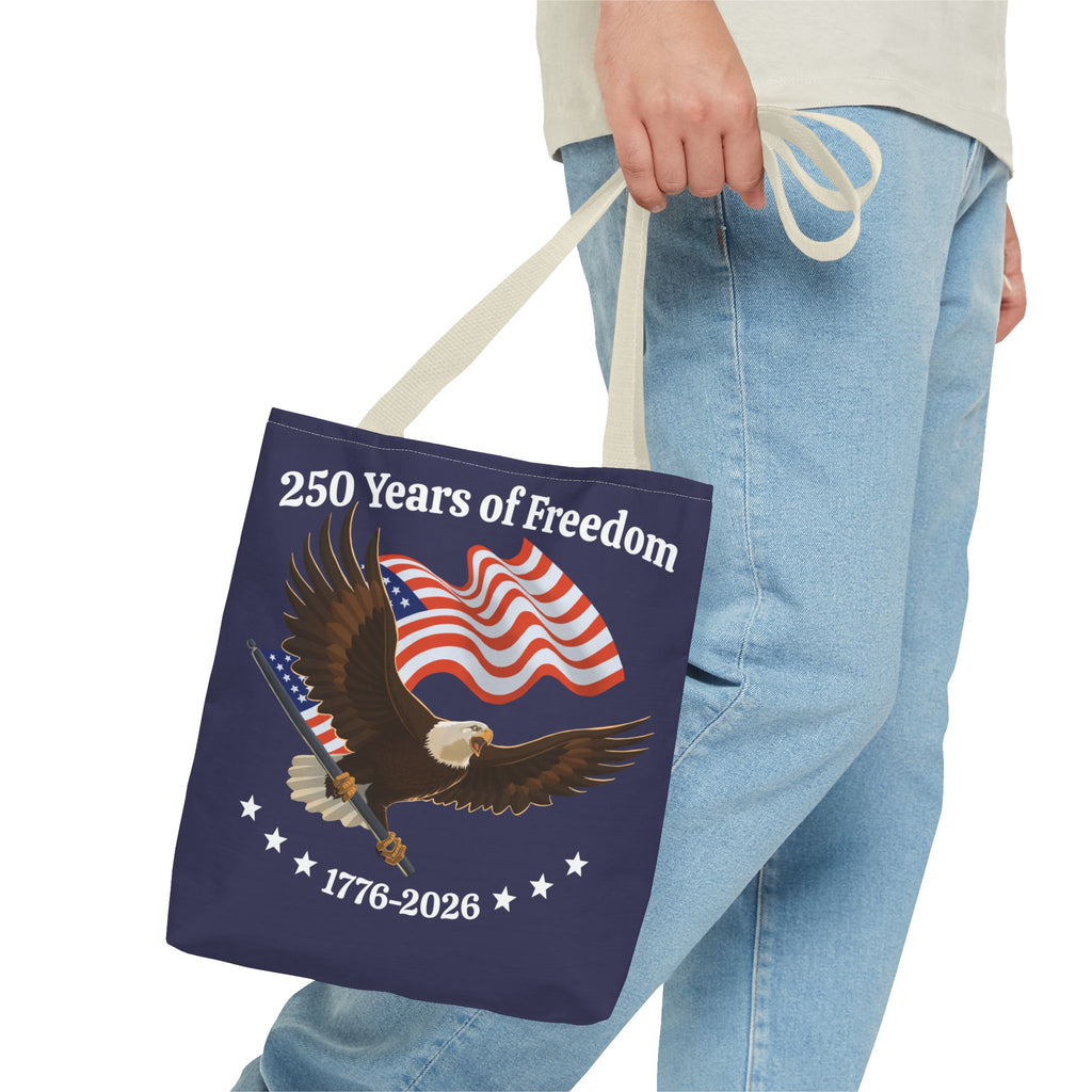 America 250th Anniversary Eagle | Blue Tote Bag