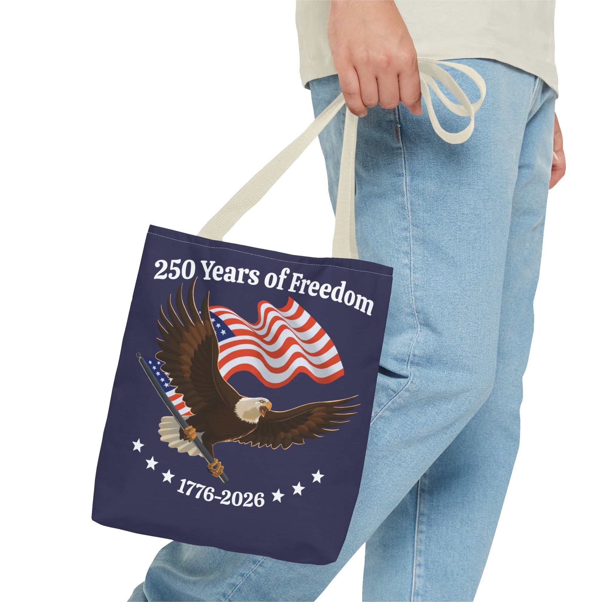 America 250th Anniversary Eagle | Blue Tote Bag