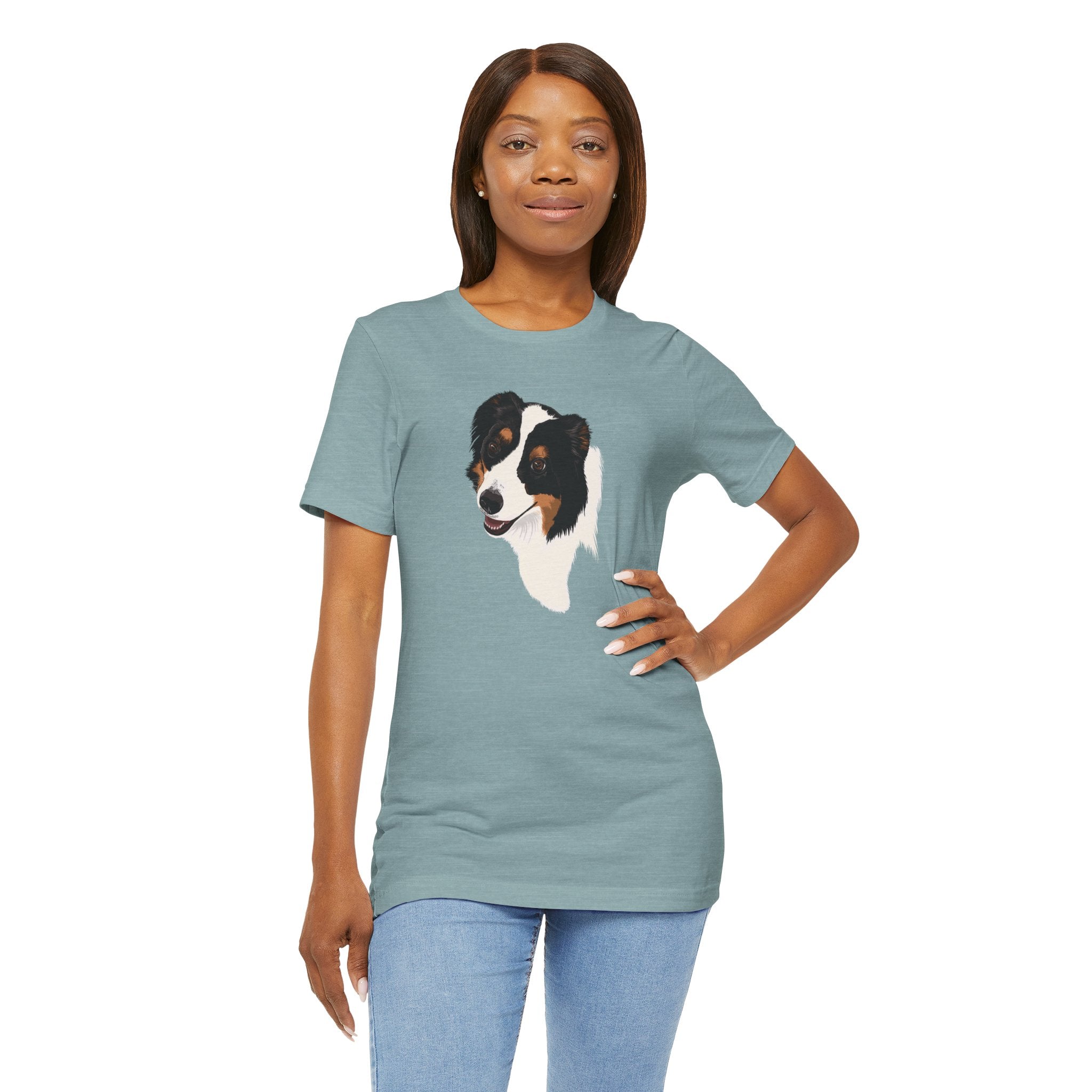 Loyal Sheepdog Portrait | Unisex T-Shirt