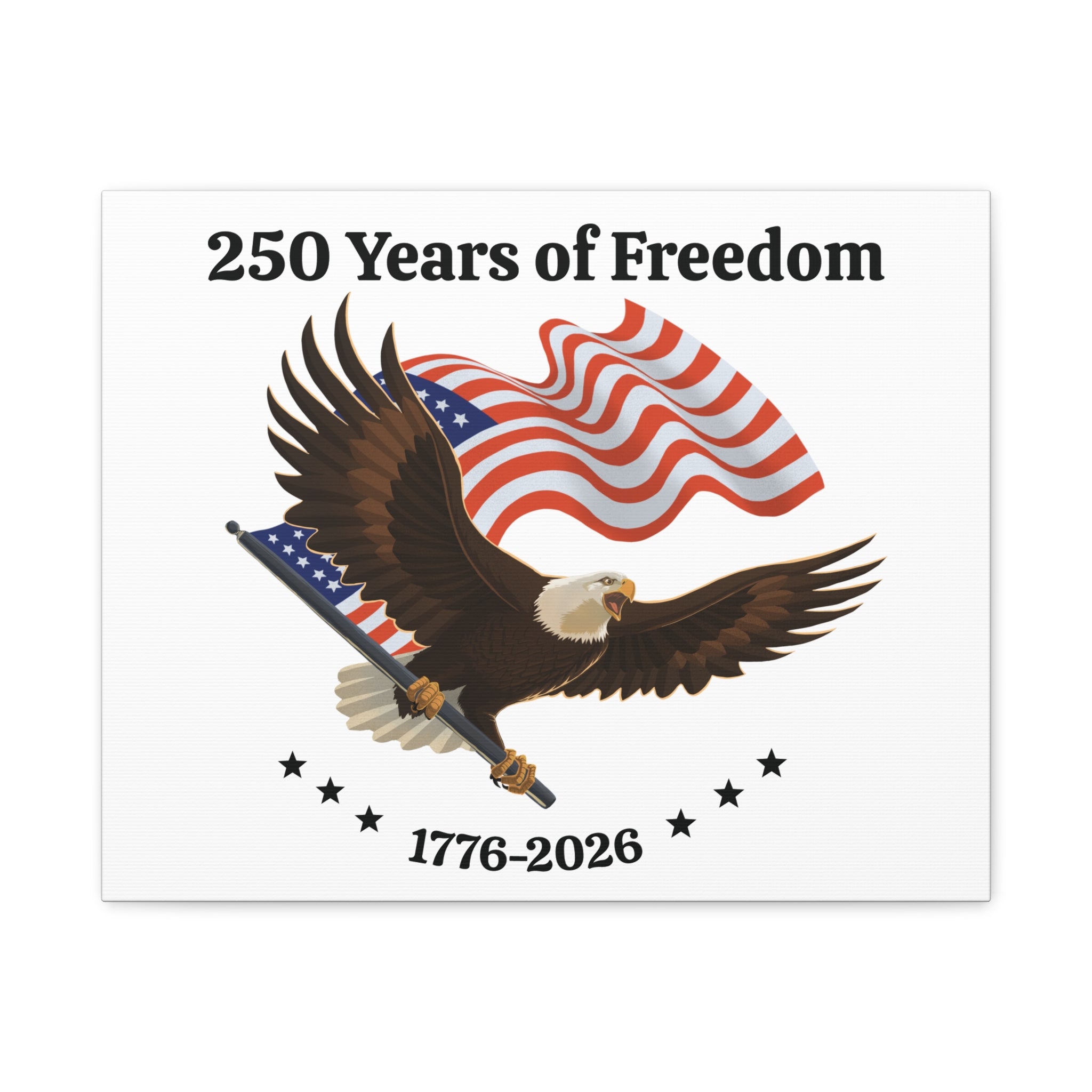 America 250th Anniversary Eagle | Canvas Print